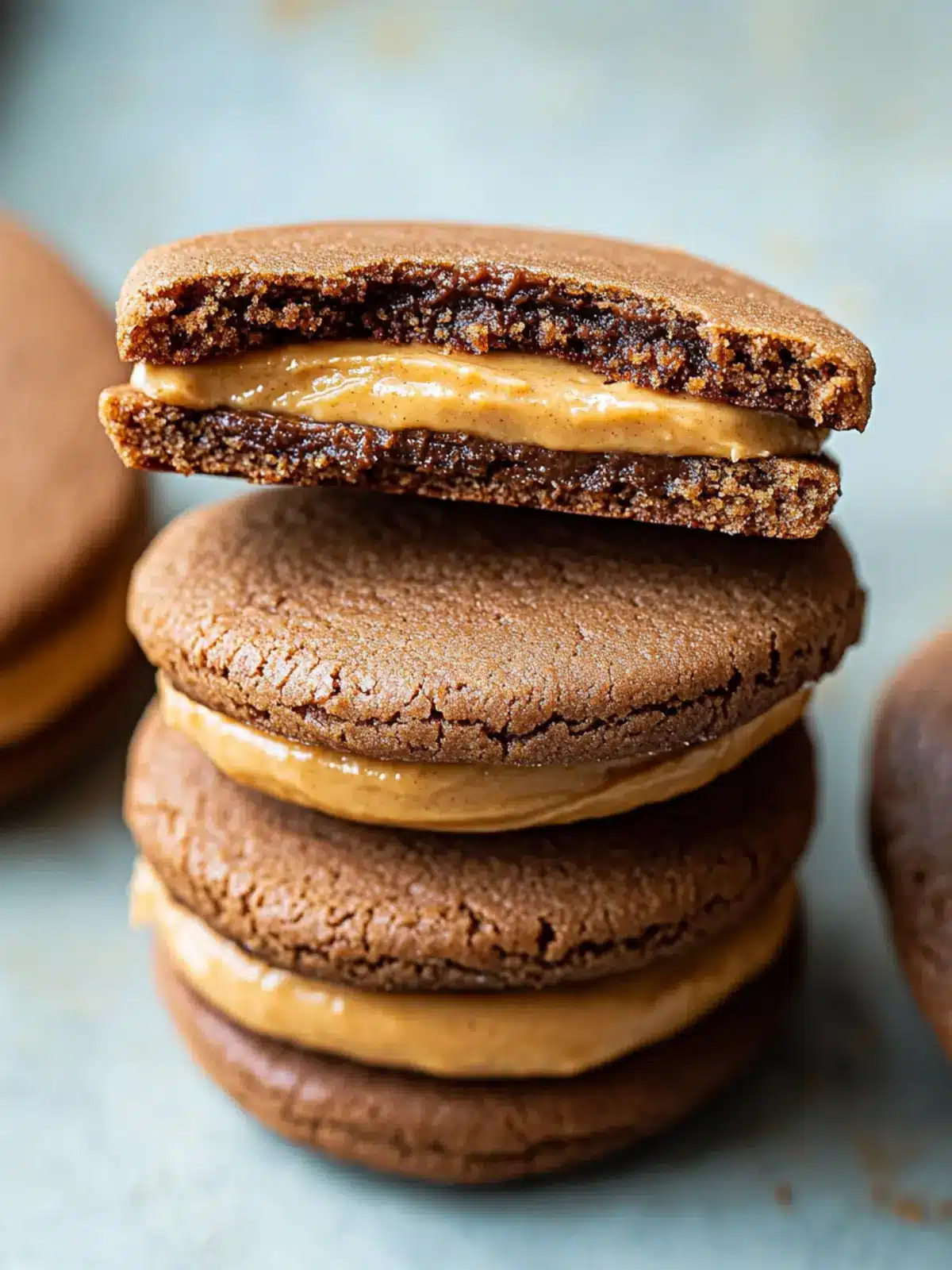 Delicious Vegan Peanut Butter Cookie Sandwiches That Satisfy 4 Vegan peanut butter cookie sandwich