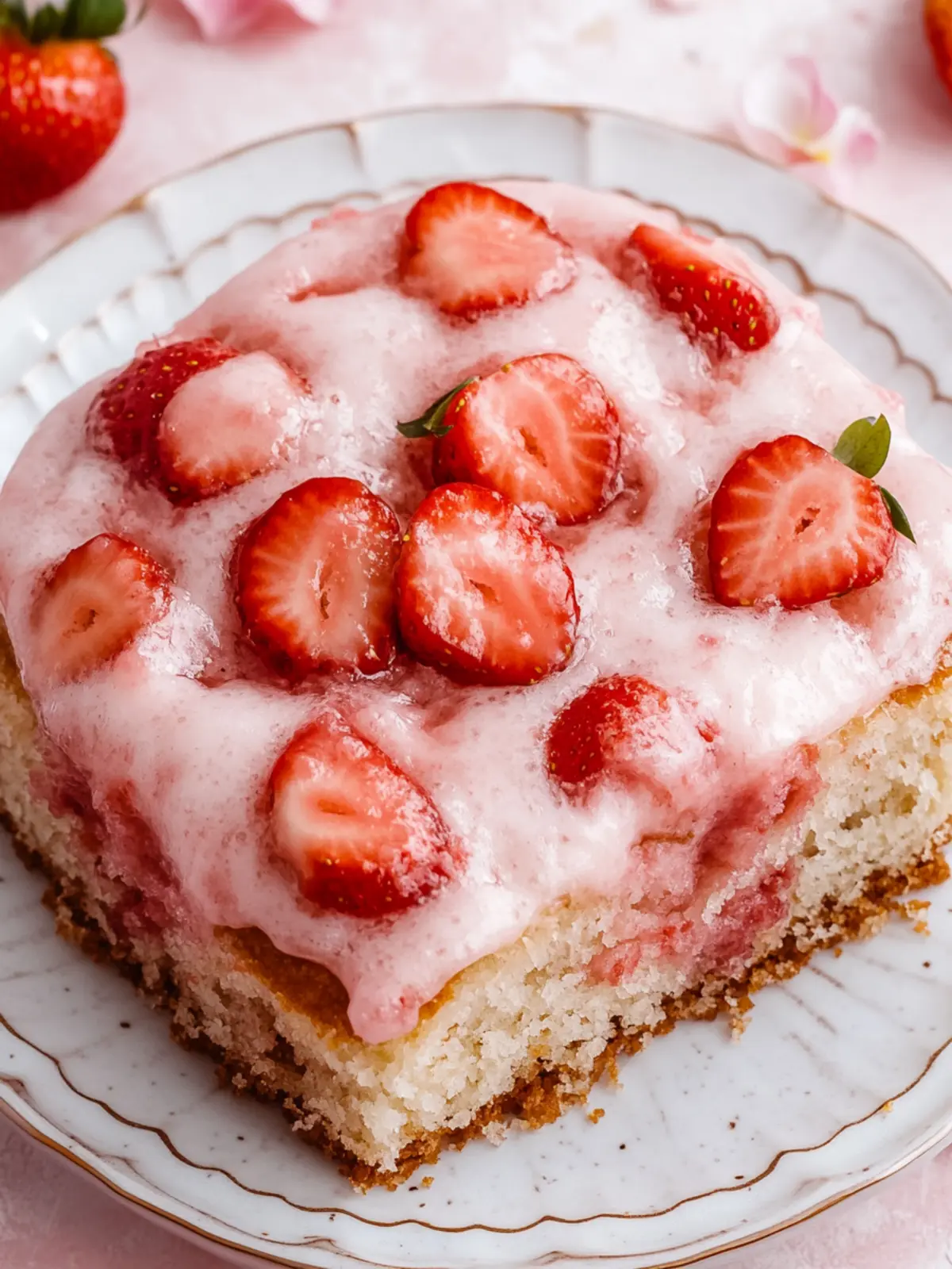 Irresistible Strawberry Honeybun Cake That Everyone Will Love 2 Strawberry Honeybun Cake