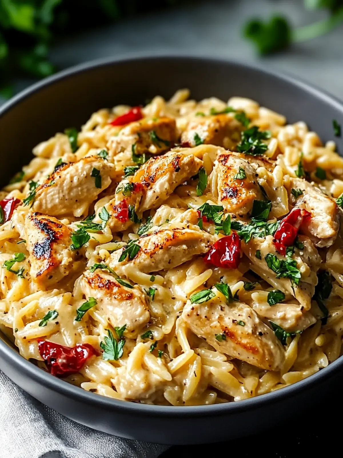One Pot Cajun Chicken Alfredo Orzo for Quick Family Comfort 3 One Pot Cajun Chicken Alfredo Orzo