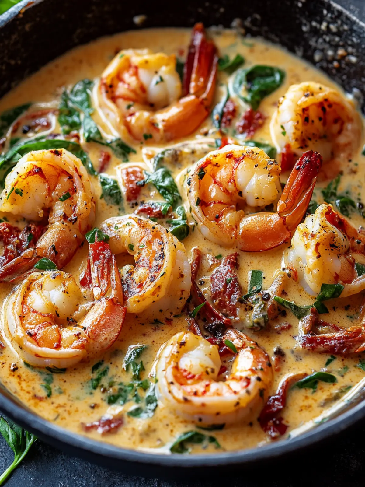 Creamy Tuscan Shrimp: A 25-Minute Italian Delight 2 Creamy Tuscan Shrimp