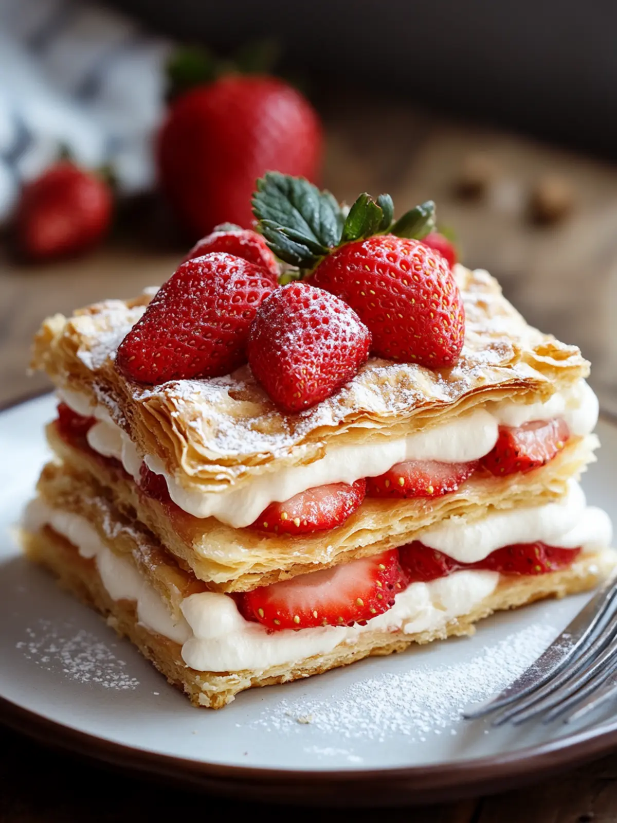 Strawberry Mille-Feuille: A Simple Elegance to Impress! 2 Strawberry Mille-Feuille