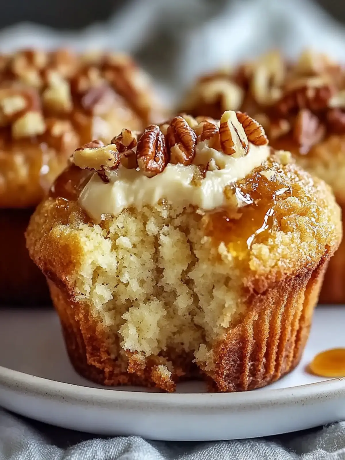 Delicious Honey Pecan Cheesecake Muffins That Wow Every Bite 2 Honey Pecan Cheesecake Muffins