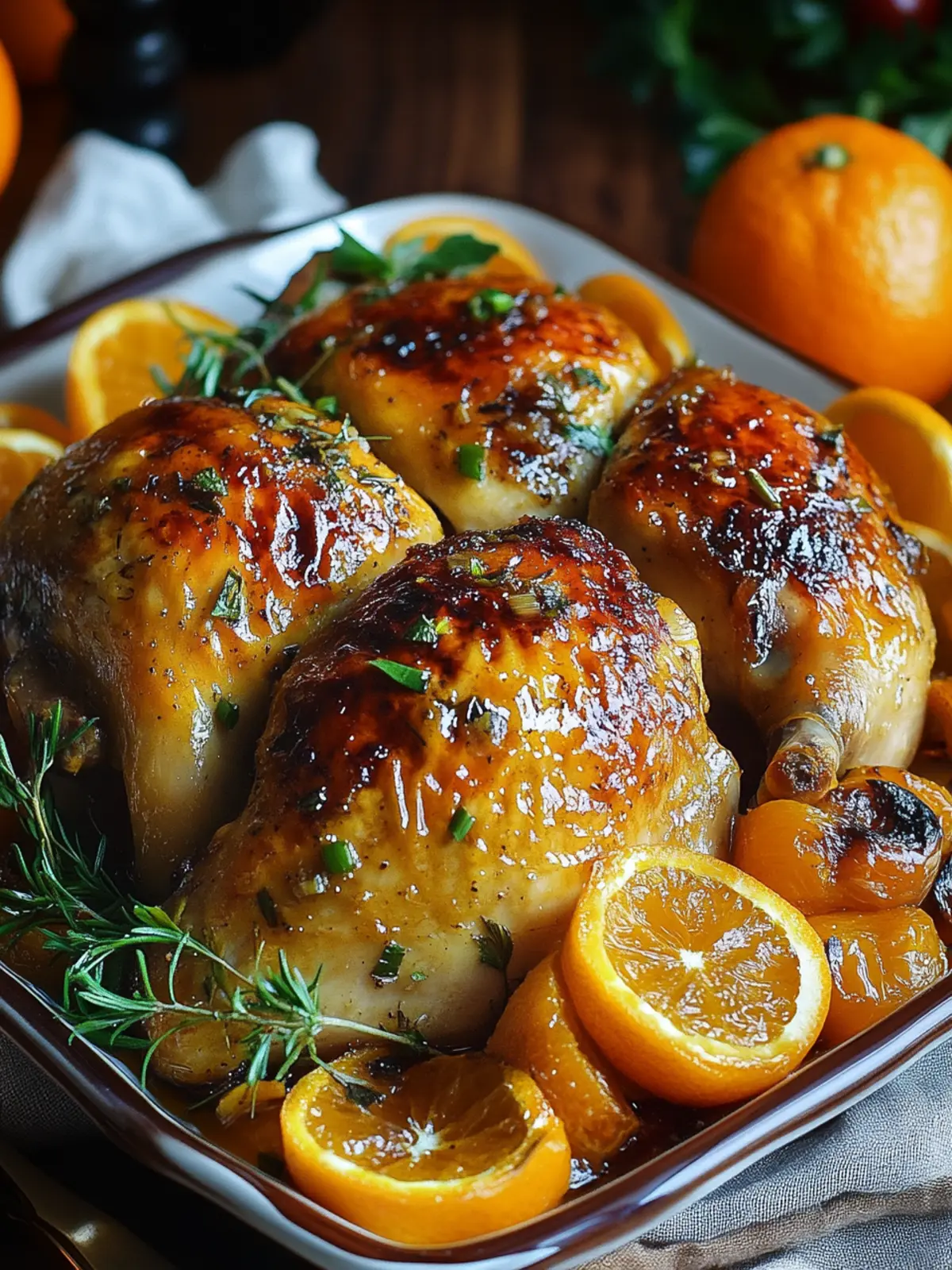 Delicious Sweet and Savory Roasted Orange Chicken Recipe 2 Sweet and Savory Roasted Orange Chicken