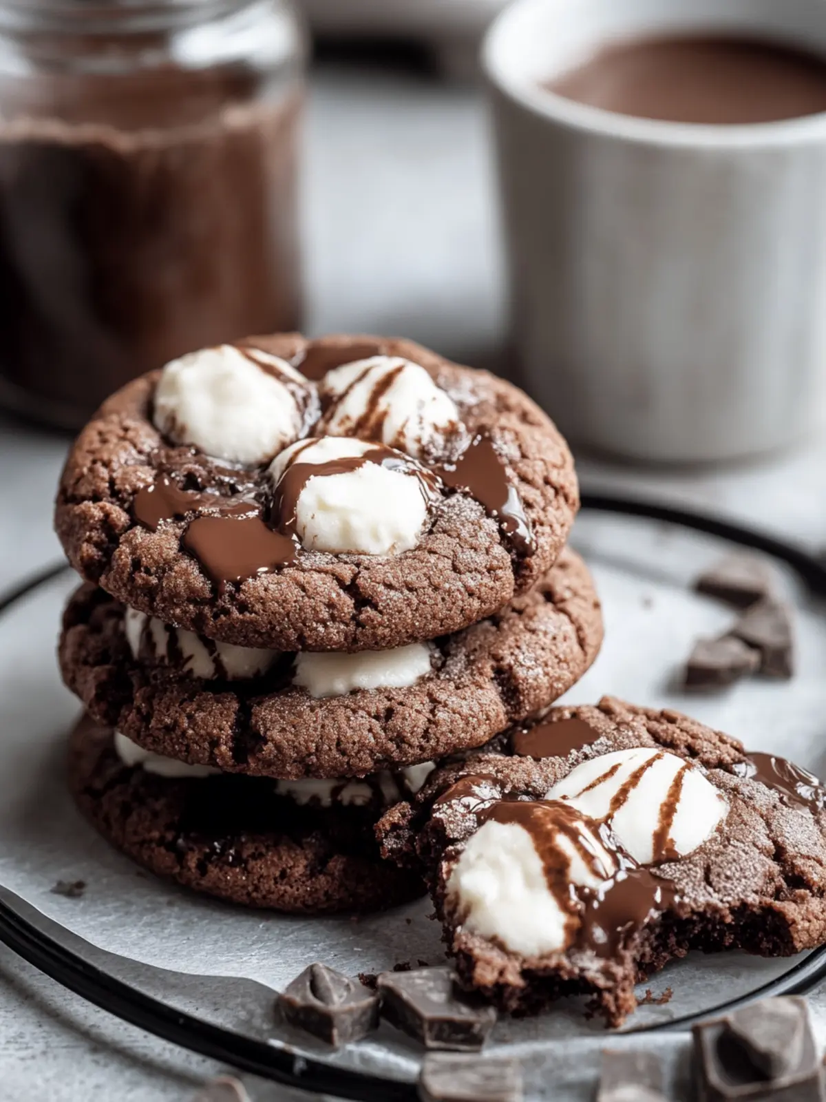 Warm Up with Decadent Hot Chocolate Cookies That Melt Hearts 3 Hot Chocolate Cookies