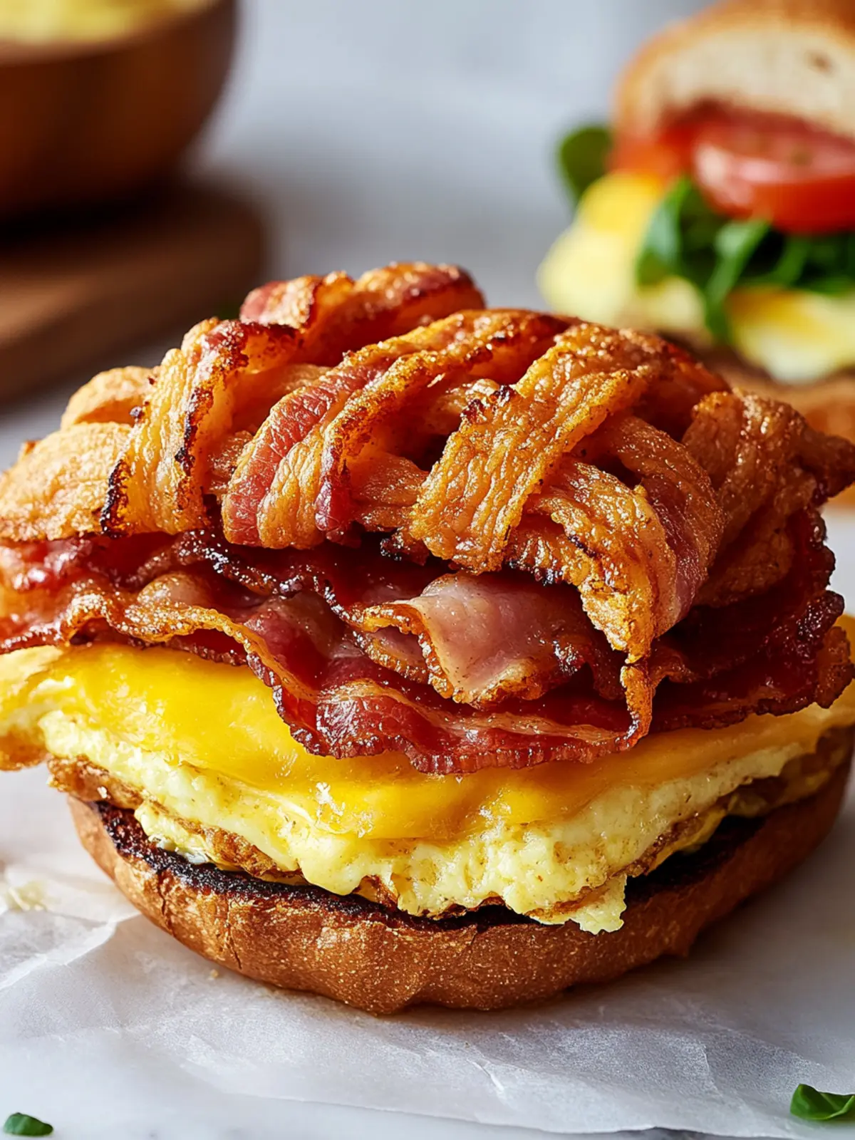 Bacon Weave Breakfast Sandwich: Elevate Your Morning Feast 3 Bacon Weave Breakfast Sandwich
