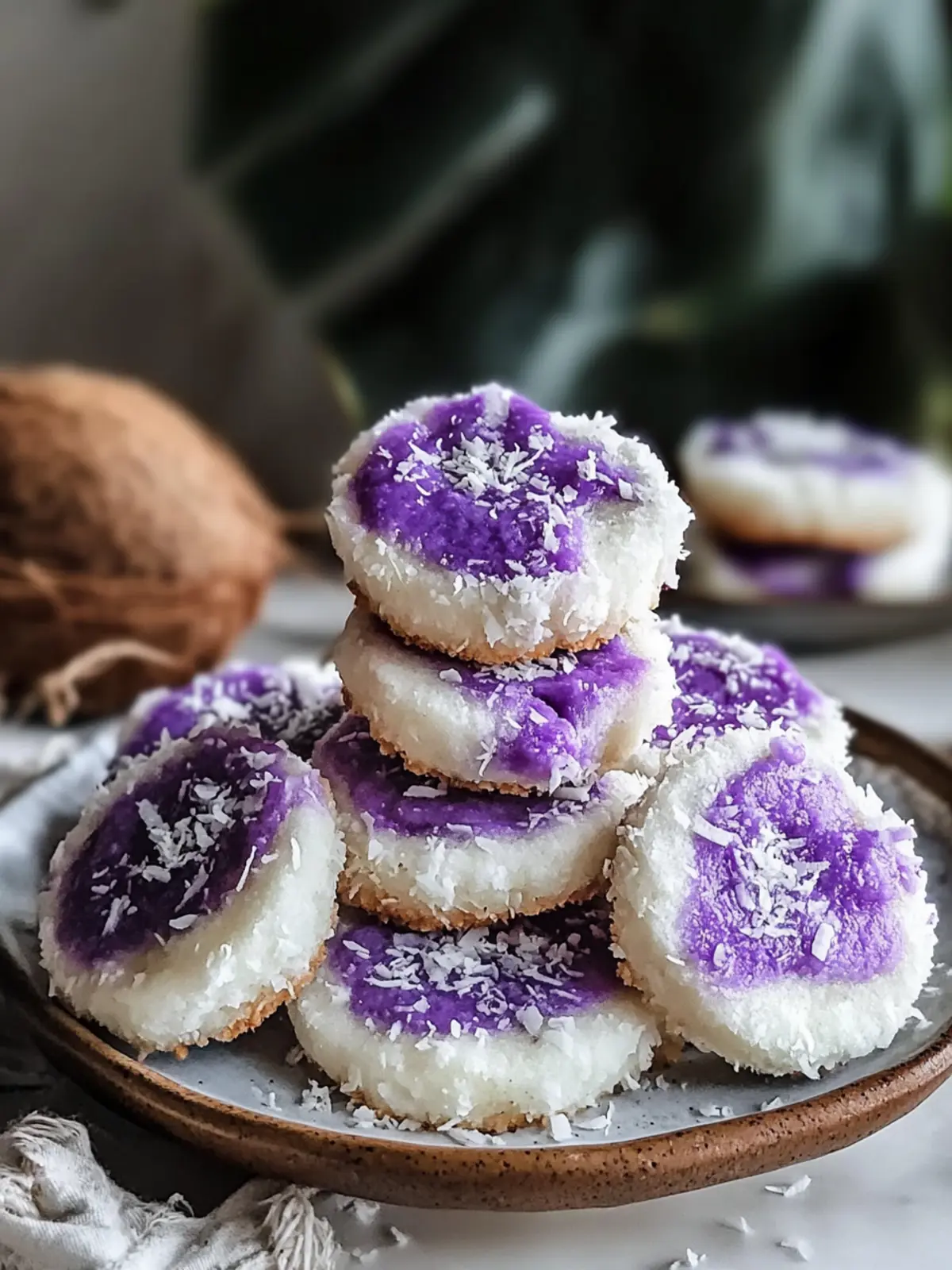 Divine Coconut Ube Besito Cookies: Sweet, Chewy Perfection 2 Divine Coconut Ube Besito Cookies