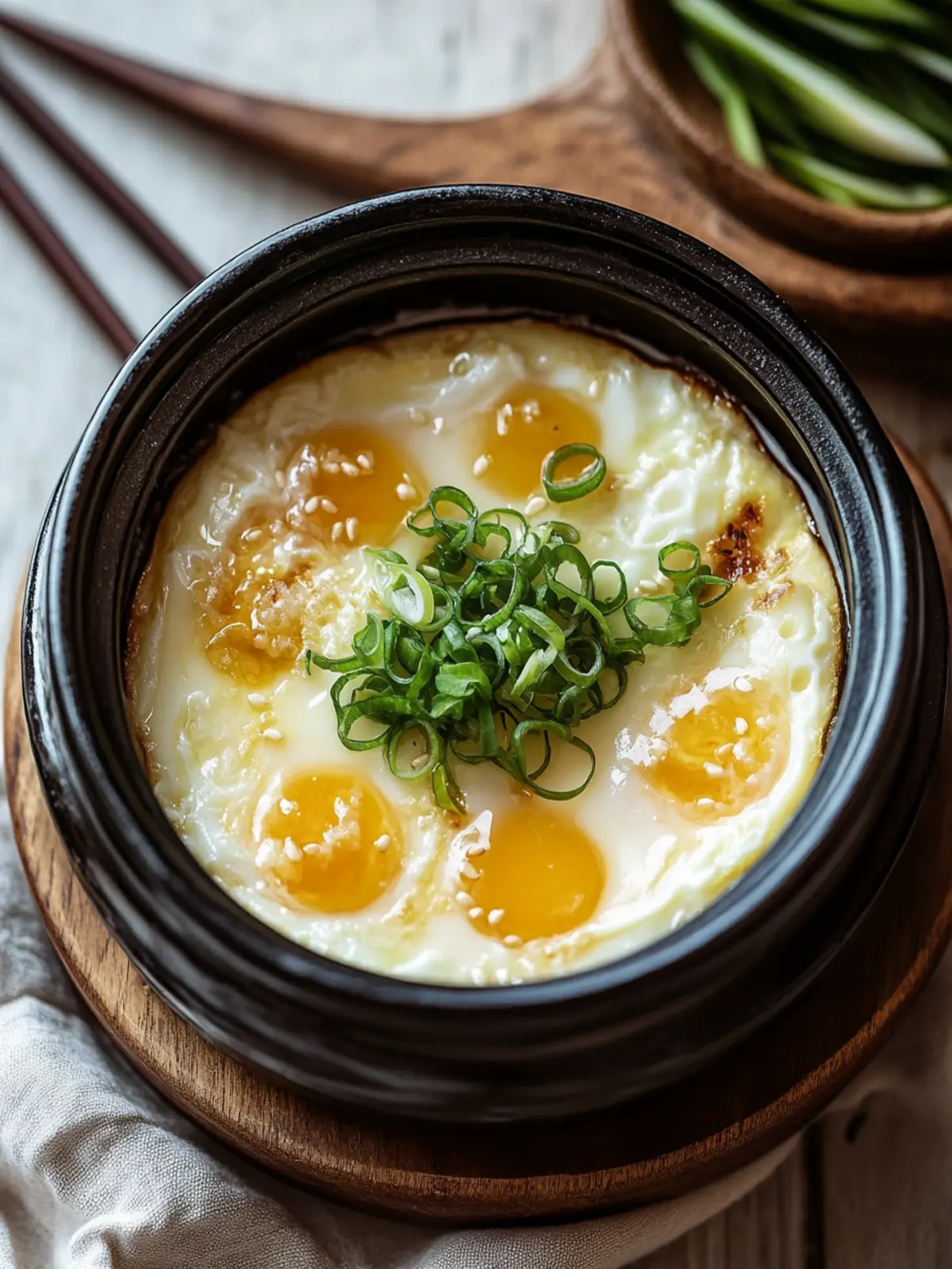 Delicious Korean Steamed Eggs - A Quick Comfort Food Delight 4 Korean Steamed Eggs