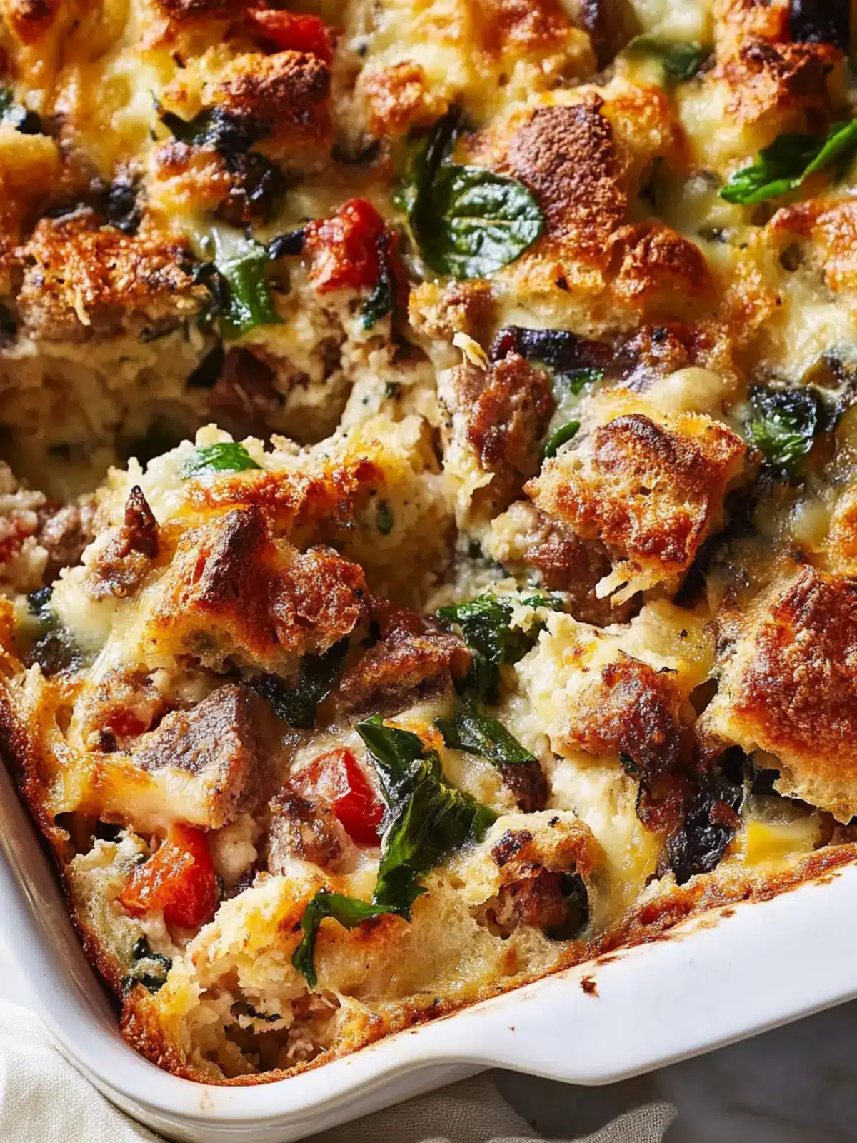 Savory Breakfast Strata: Easy Casserole Everyone Will Love 4 Breakfast Strata