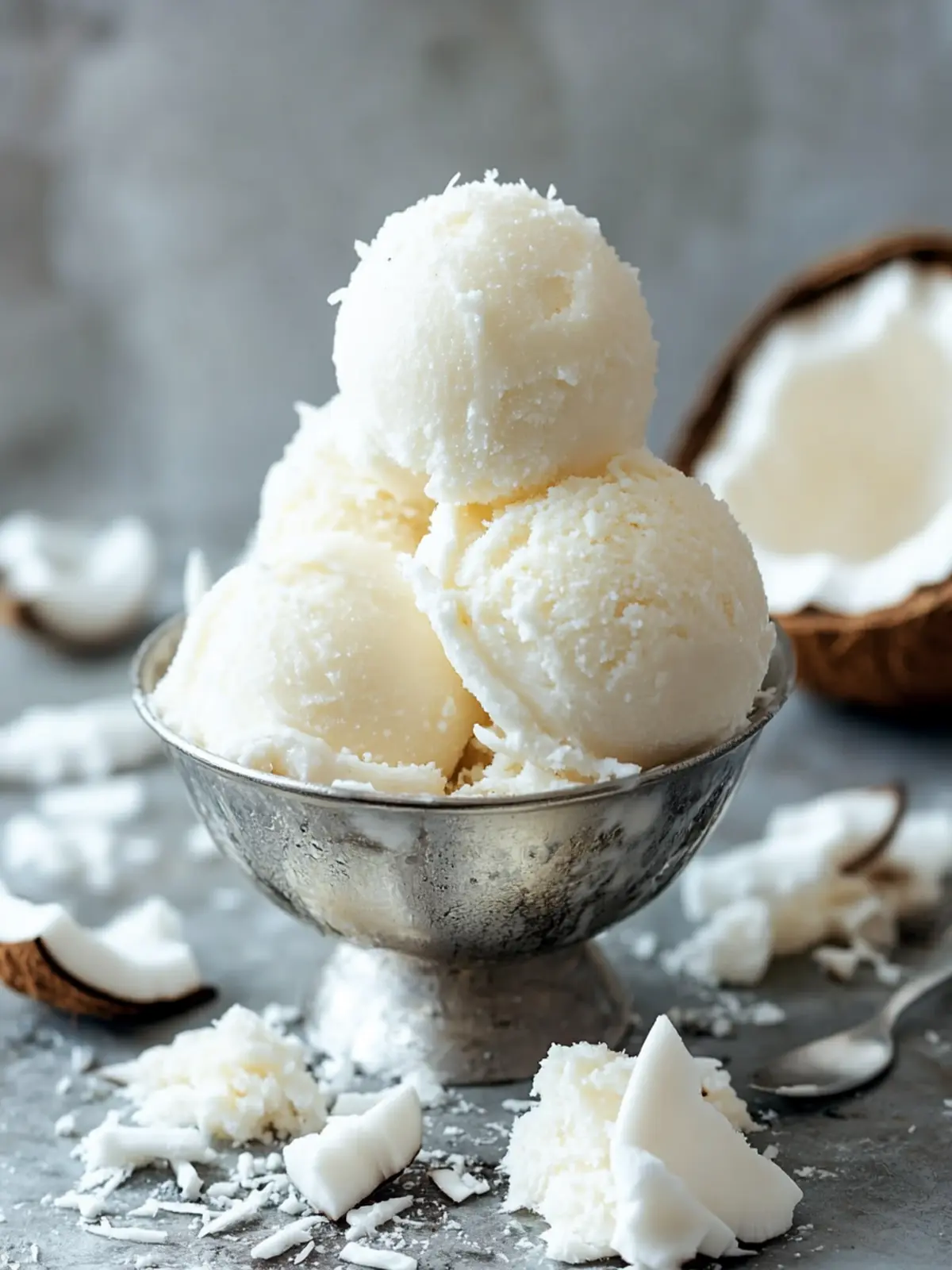 Refreshing Coconut Sorbet: Your New Favorite Vegan Treat 2 Coconut Sorbet