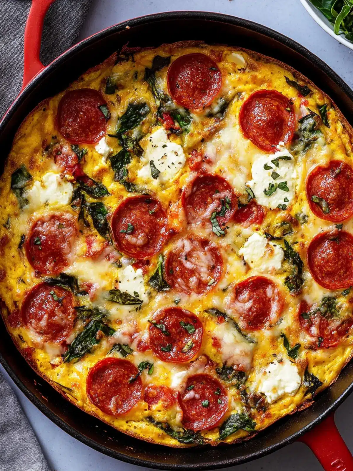 Easy Pizza Frittata: A Fun Way to Revamp Breakfast Bliss 3 Pizza Frittata