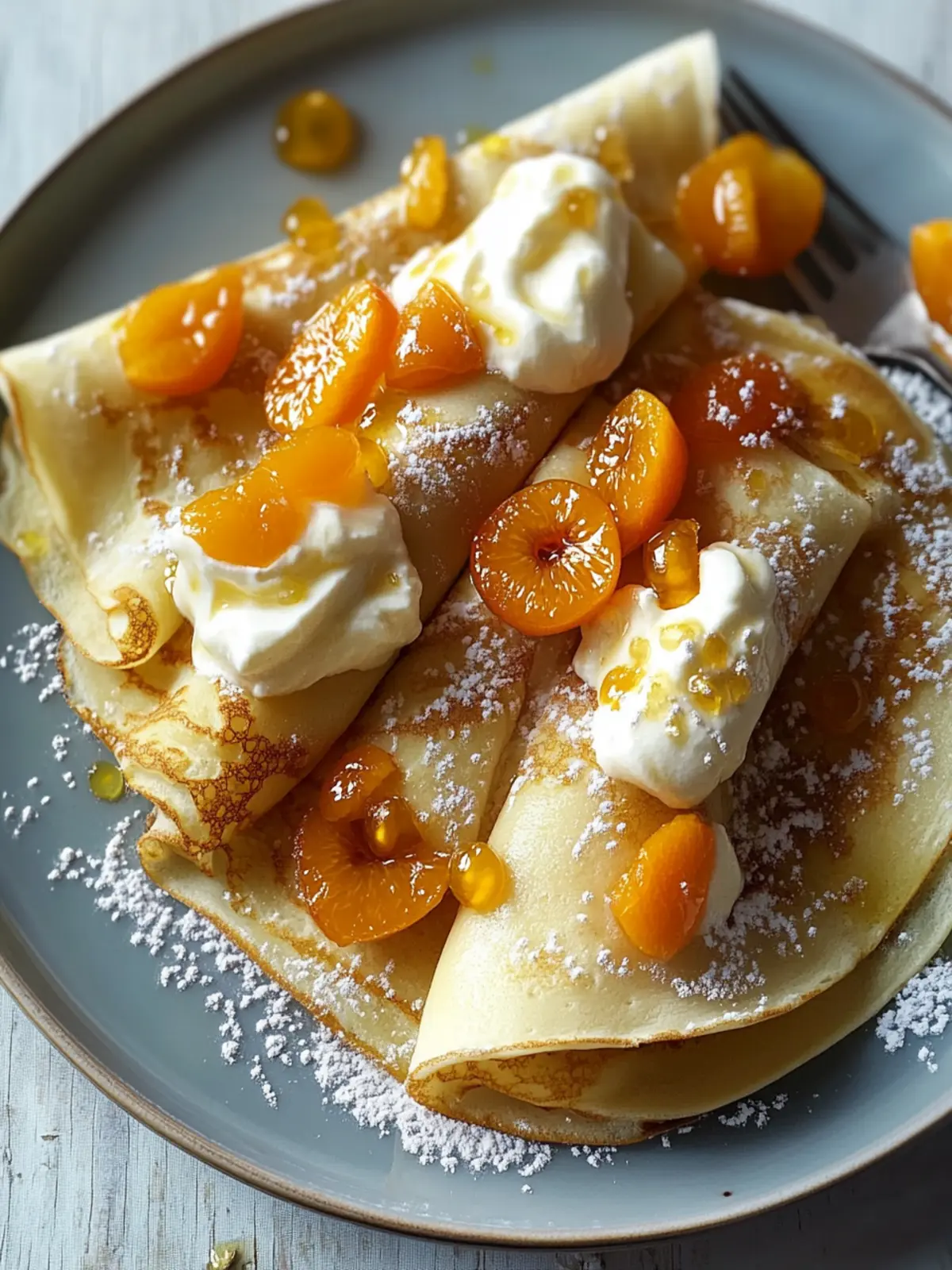 Delicious Whipped Mascarpone and Apricot Crepes to Indulge 2 Whipped Mascarpone and Apricot Crepes