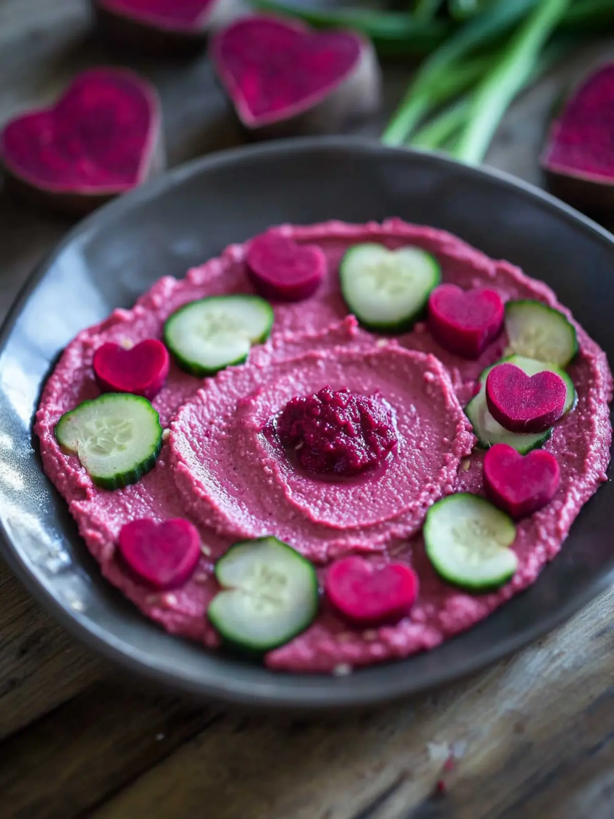 Valentine s Day Beet Hummus for a Colorful and Healthy Dip 2 Valentine s Day Beet Hummus