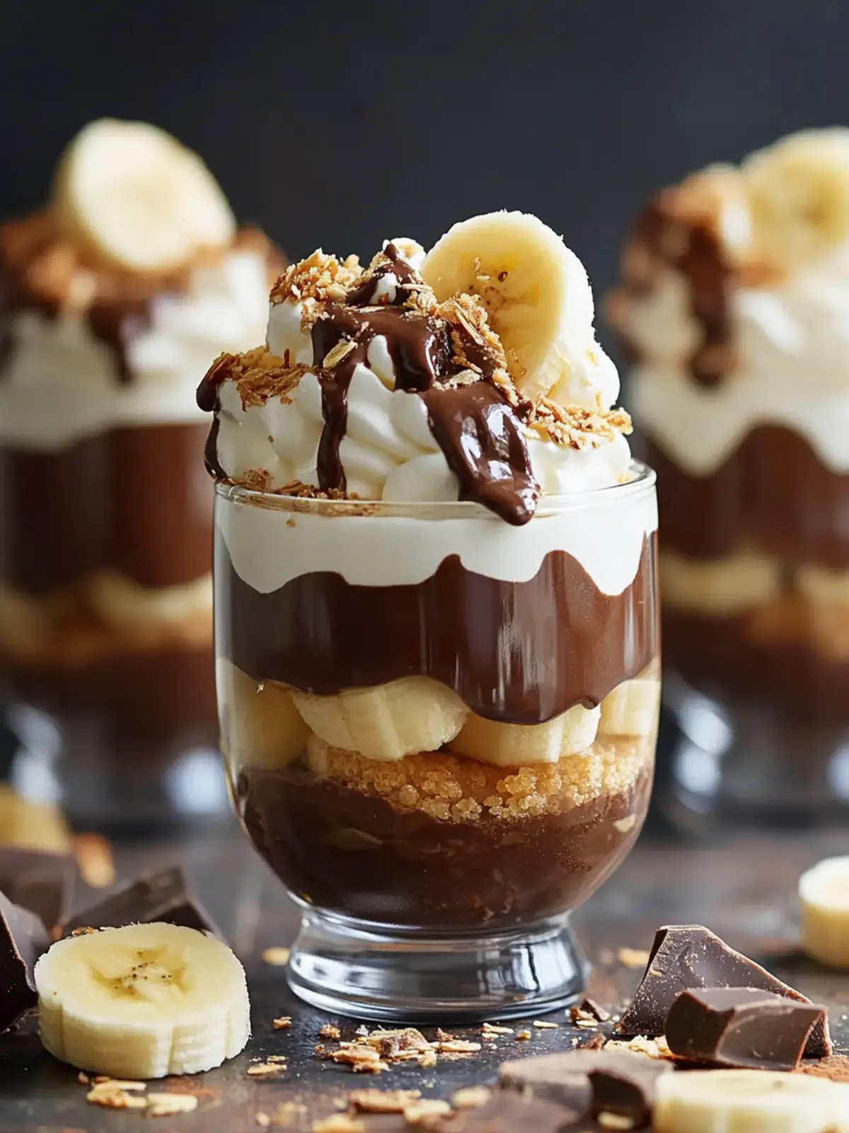 Luscious Chocolate Banana Dessert Cups Perfect for Any Occasion 2 Chocolate Banana Dessert Cups