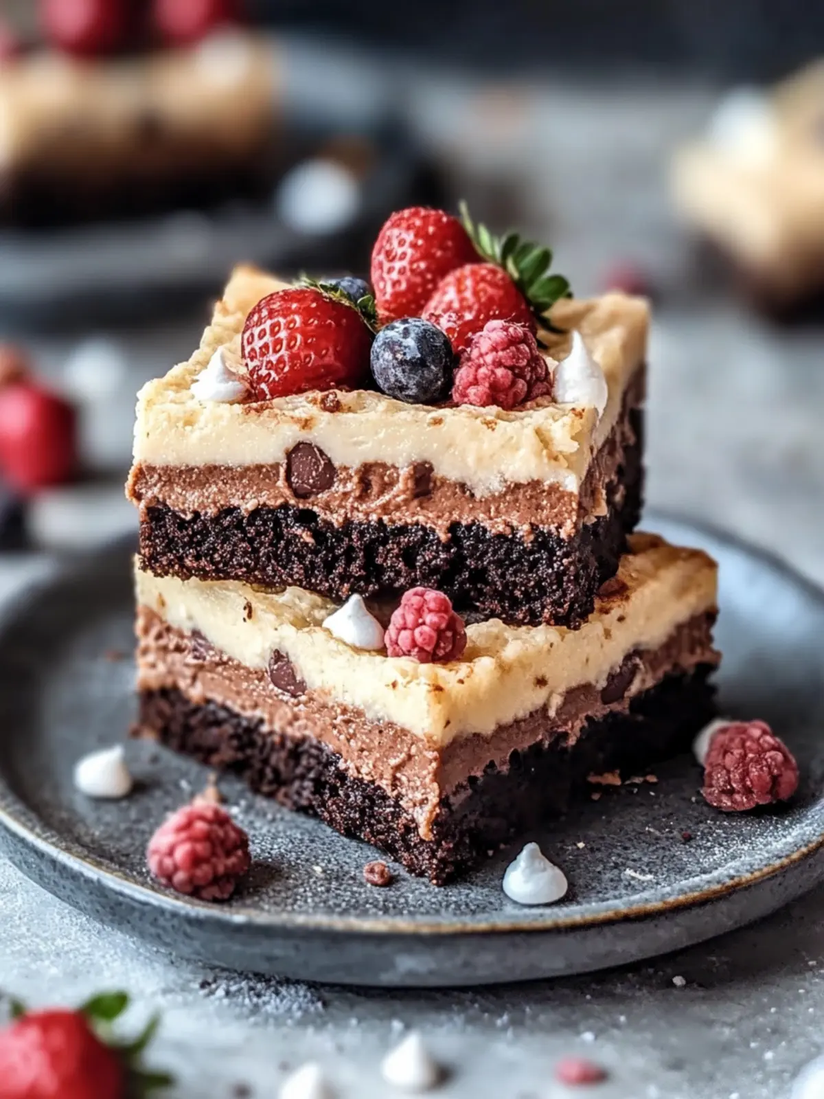 Heavenly Double Layer Vegan Brookies You ll Crave Forever 4 Double Layer Vegan Brookies