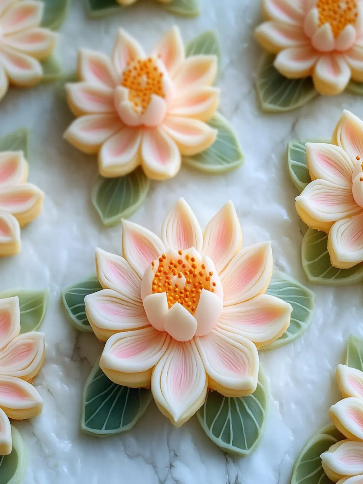 Magical Lotus Flower Cookies to Brighten Your Day! 4 Lotus Flower Cookies
