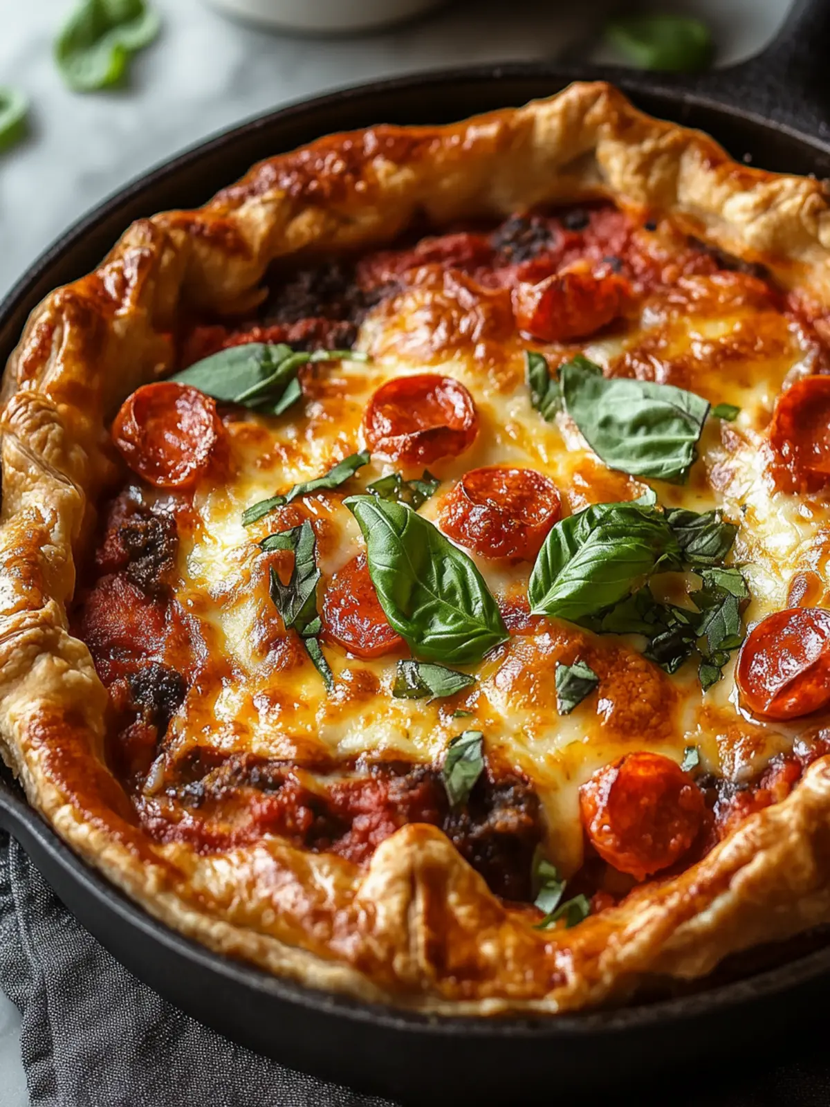 Savor the Flavor with Pizza Pot Pie Skillet Recipe Today 3 Pizza Pot Pie Skillet Recipe