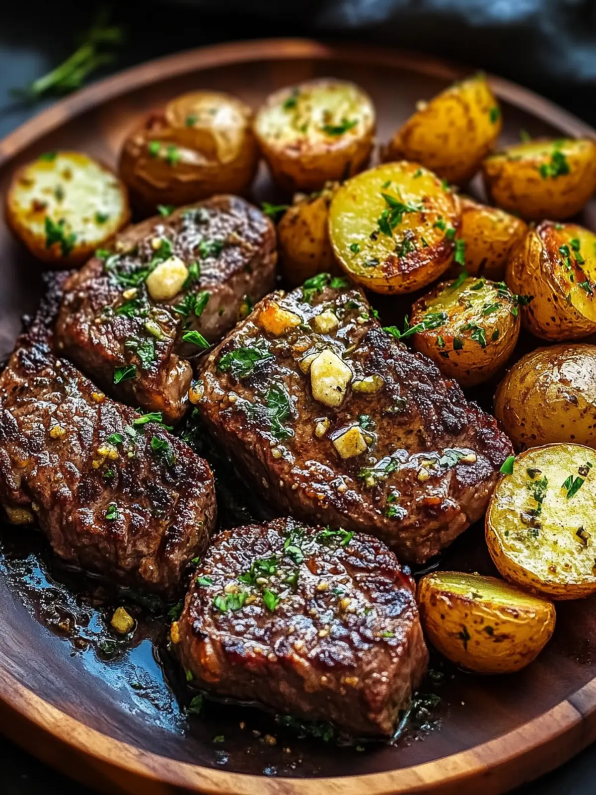 Savor Garlic Butter Steak with Potatoes for Ultimate Comfort 3 Garlic Butter Steak with Potatoes