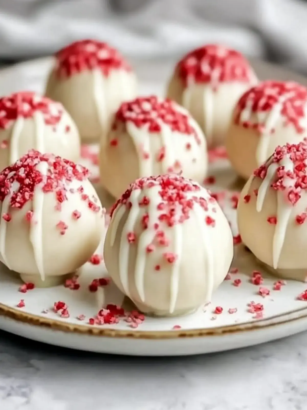 Strawberry Cheesecake Truffle Balls for Effortless Indulgence 4 Strawberry Cheesecake Truffle Balls
