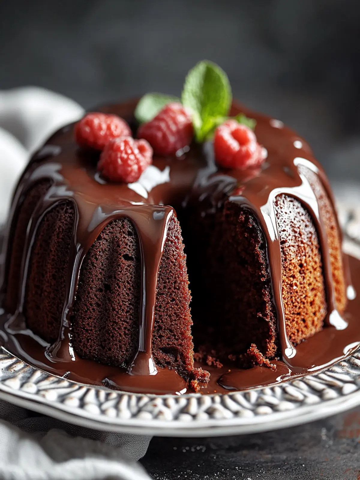 Indulge in Glossy Chocolate Pound Cake for Every Celebration 2 Glossy Chocolate Pound Cake