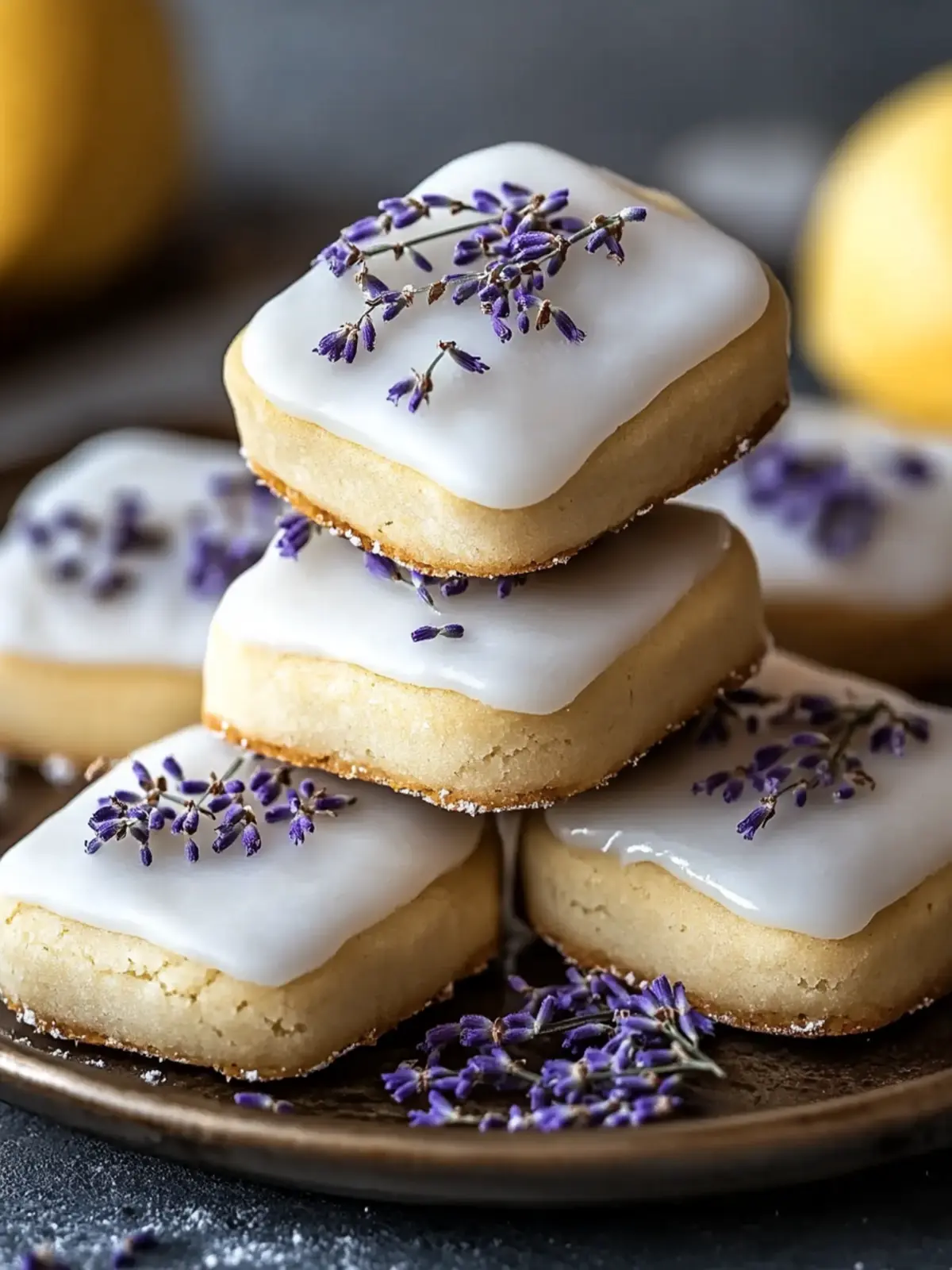 Iced Lemon Lavender Shortbread Cookies for Your Blissful Treat 3 Iced Lemon Lavender Shortbread Cookies for a Blissful Treat