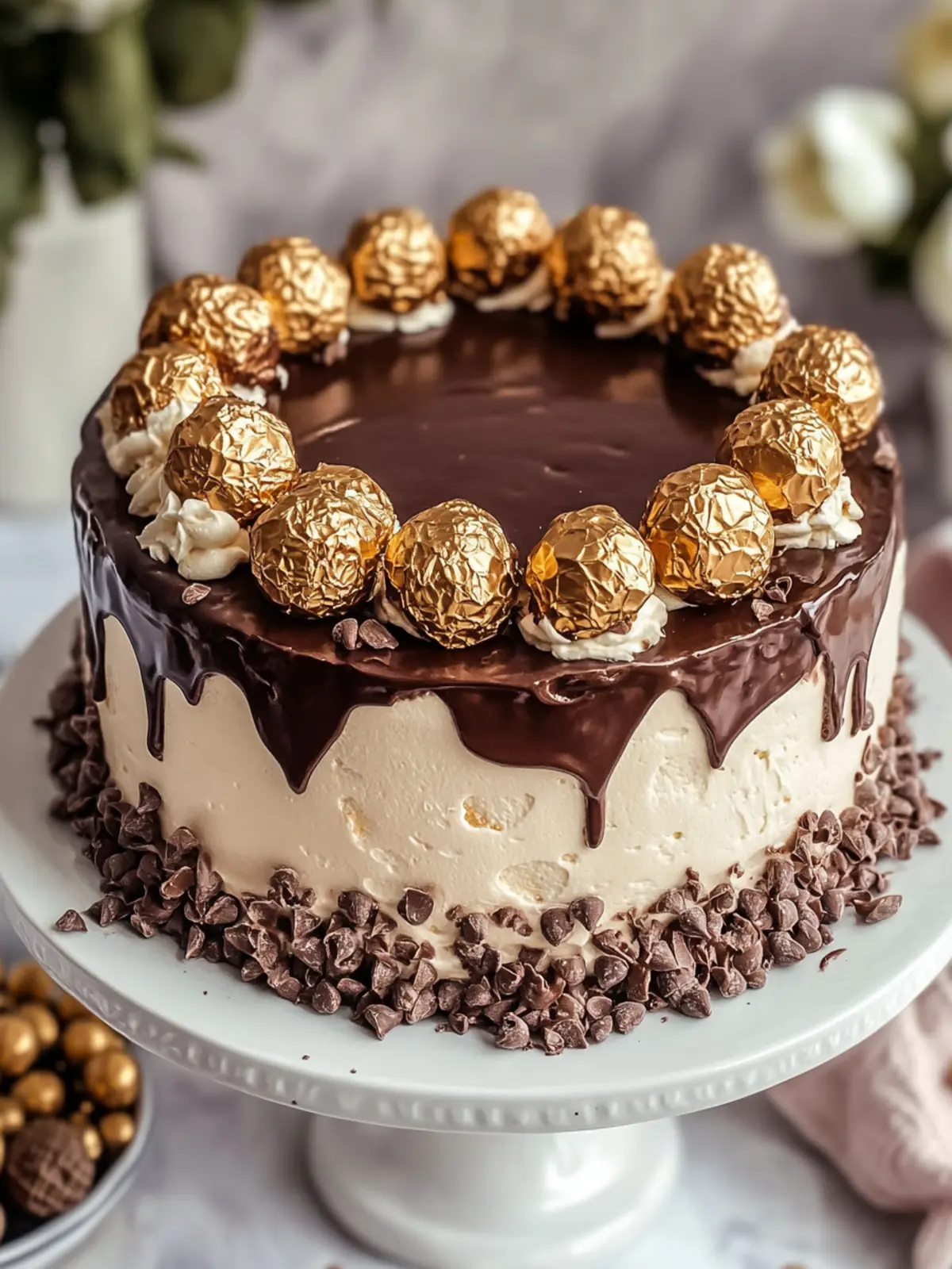 Indulge in Ferrero Rocher Chocolate Cake Bliss at Home 4 Ferrero Rocher Chocolate Cake