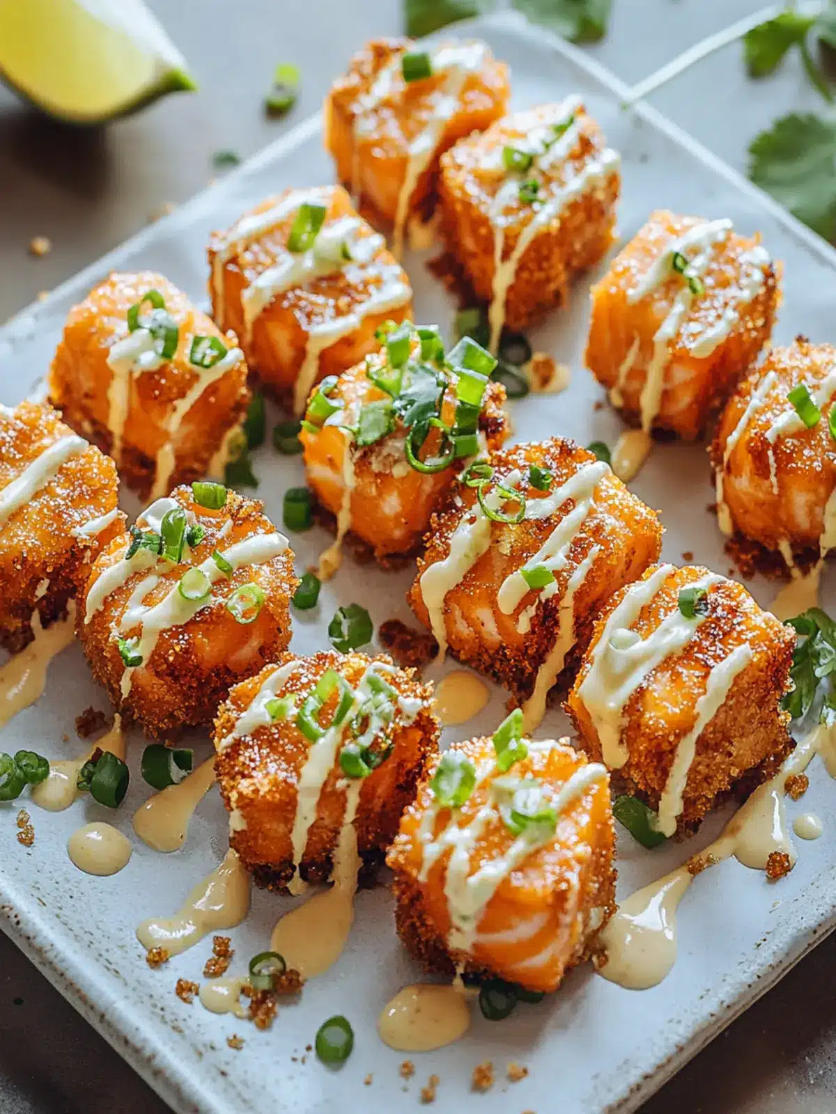 Delicious Bang Bang Salmon Bites for Effortless Entertaining 4 Bang Bang Salmon Bites