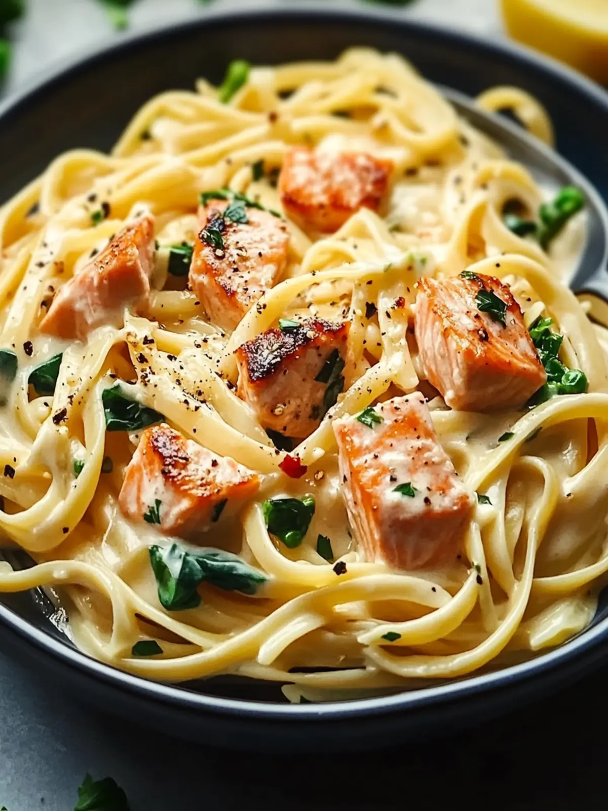Savory Creamy One Pot Salmon Pasta for Effortless Dinners 3 Creamy One Pot Salmon Pasta