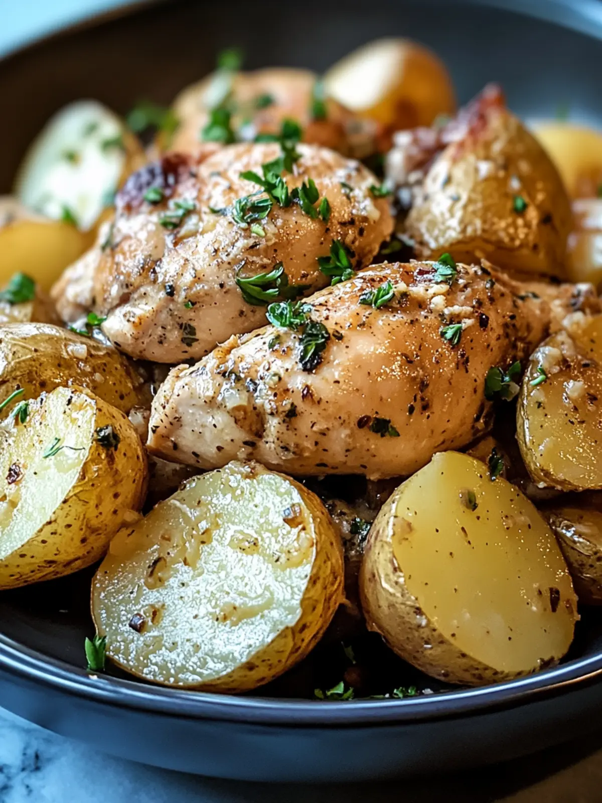 Crockpot Ranch Chicken and Potatoes for Effortless Comfort! 4 Crockpot Ranch Chicken and Potatoes