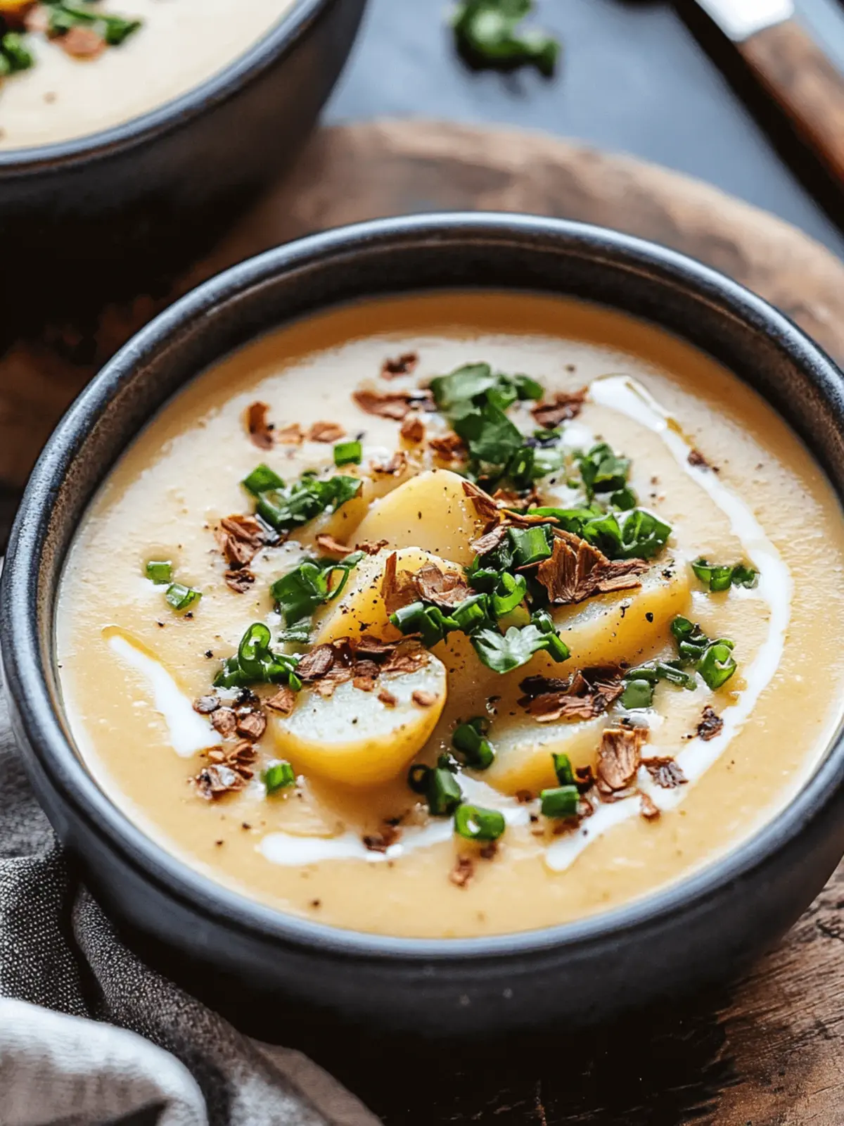 Creamy Vegan Potato Soup That's Comforting and Easy to Make 3 Creamy Vegan Potato Soup
