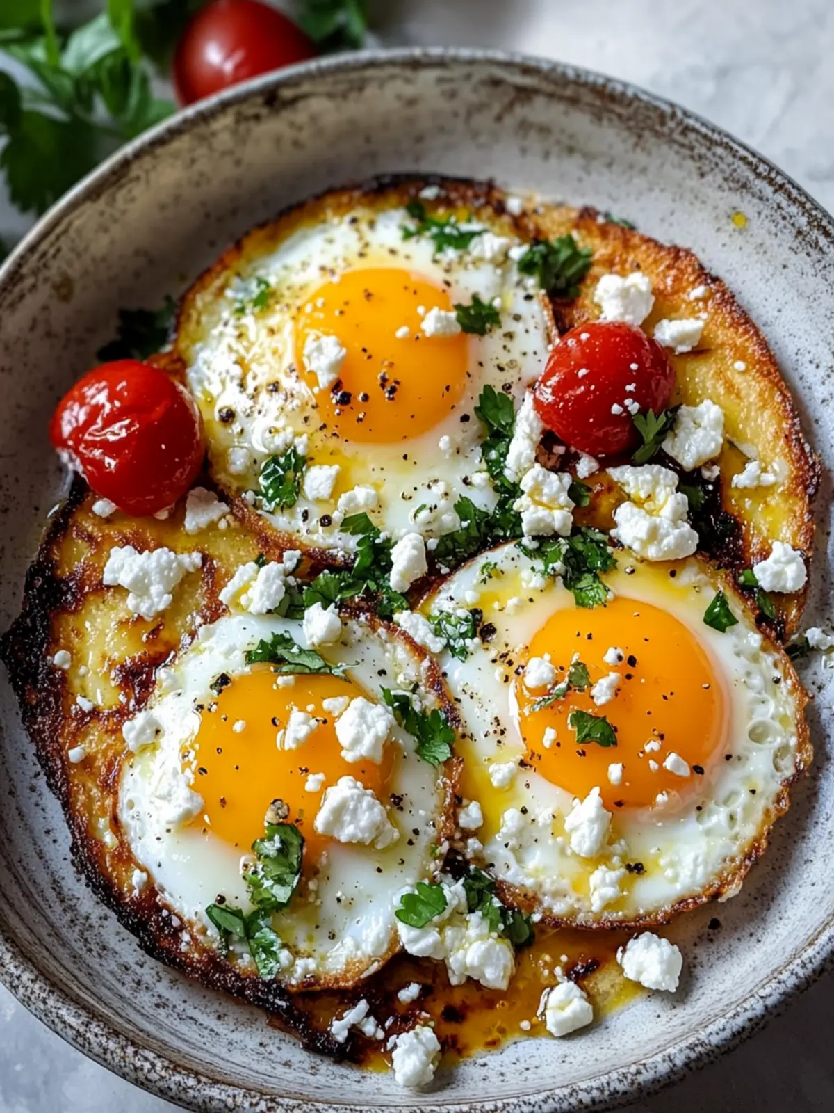 Crispy Feta Fried Eggs for a Flavor-Packed Breakfast Boost 3 Crispy Feta Fried Eggs