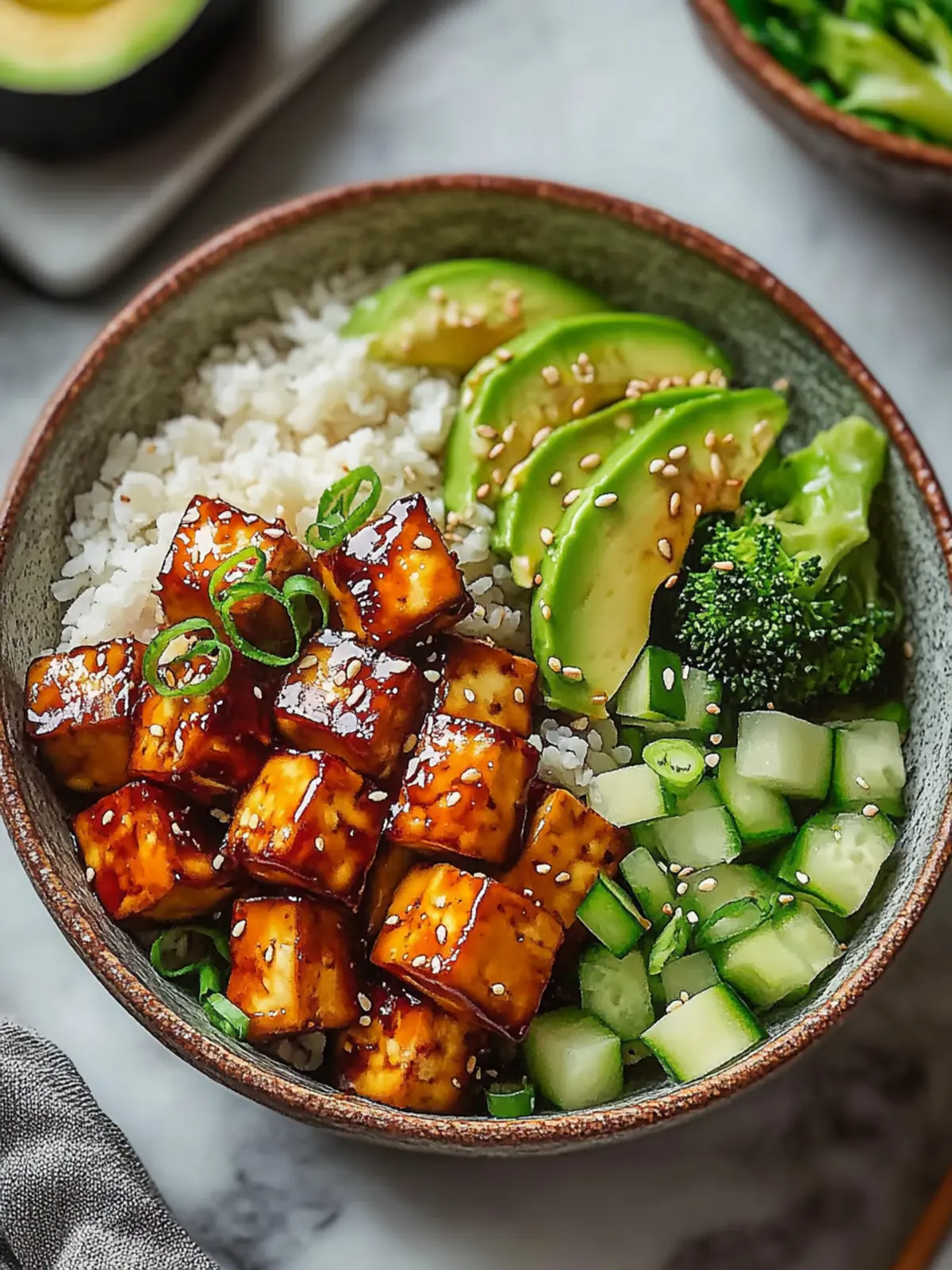Sweet Soy Glazed Tofu Bowl for Easy Weeknight Dinners 2 Sweet Soy Glazed Tofu Bowl