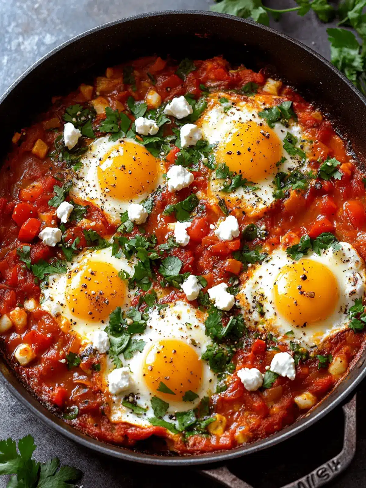Shakshuka Magic: Spicy Eggs in Savory Tomato Delight 2 Shakshuka