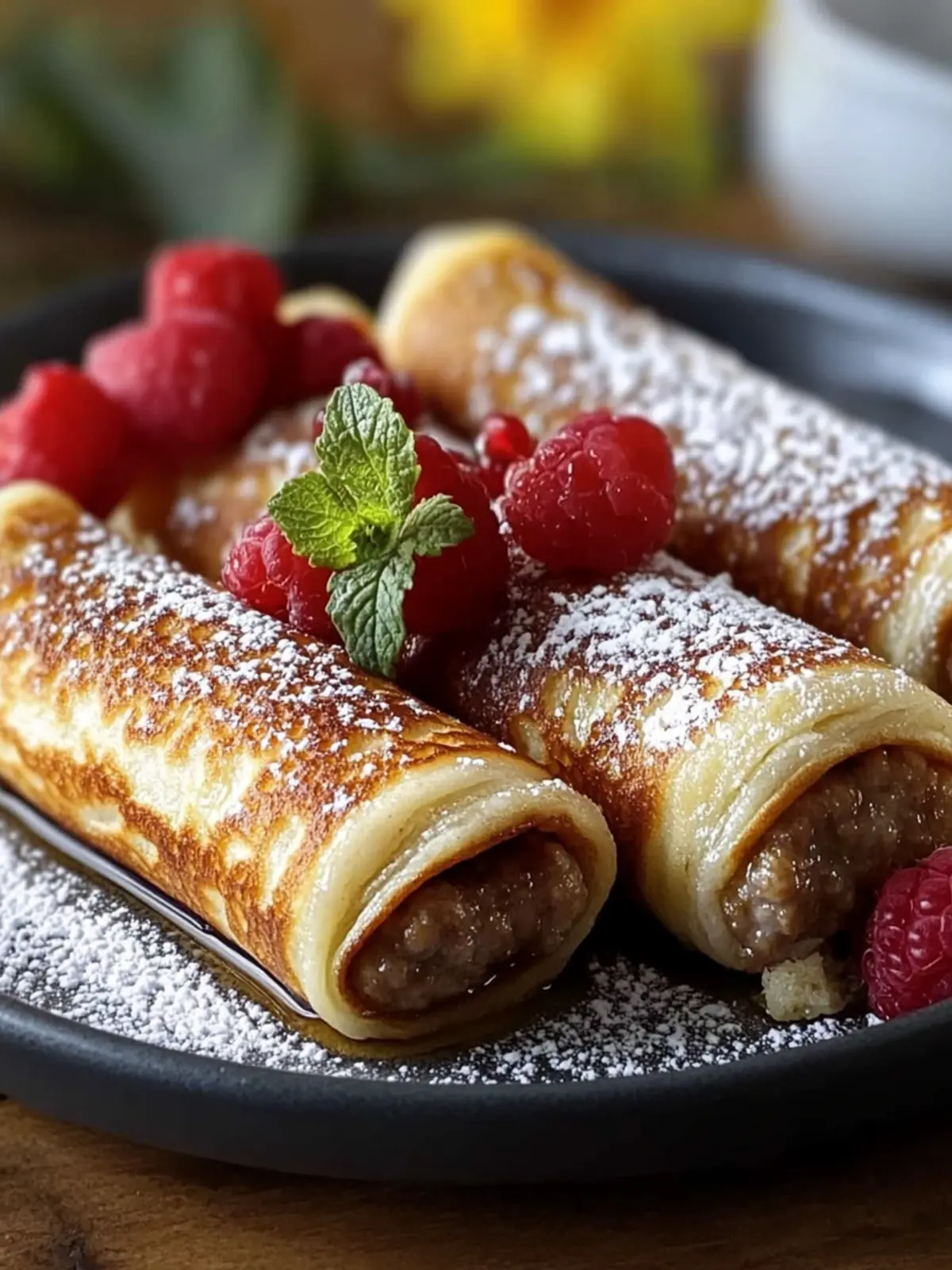 Irresistible Sweet Sausage Pancake Roll-Ups for Breakfast Bliss 3 Sweet Sausage Pancake Roll-Ups