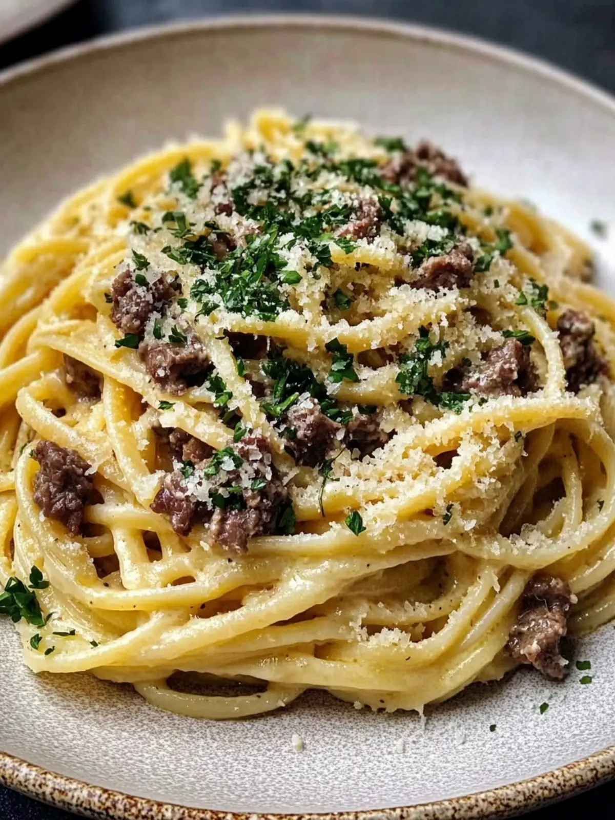 Creamy Parmesan Beef Linguine with Garlic Butter Sauce Magic 2 Creamy Parmesan Beef Linguine with Garlic Butter Sauce