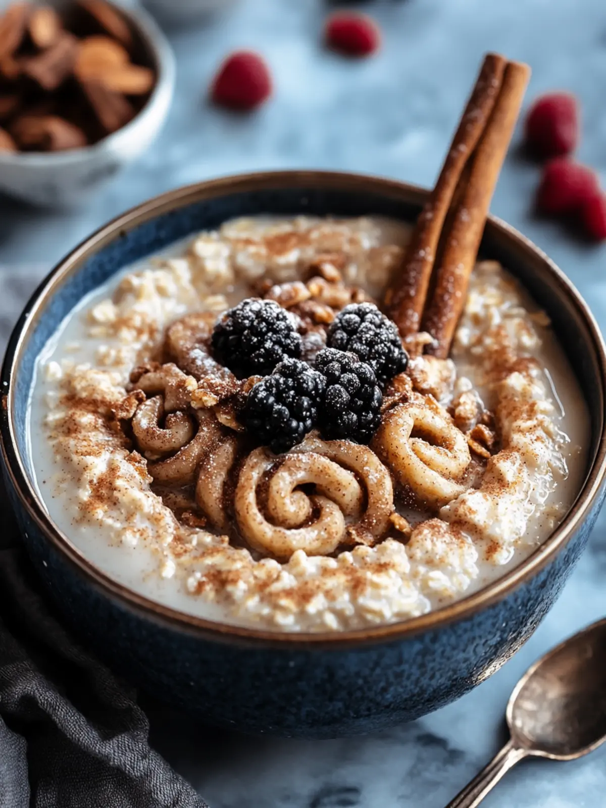 Cinnamon Bun Oatmeal Bowl: Your Quick and Cozy Breakfast Fix 4 Cinnamon Bun Oatmeal Bowl