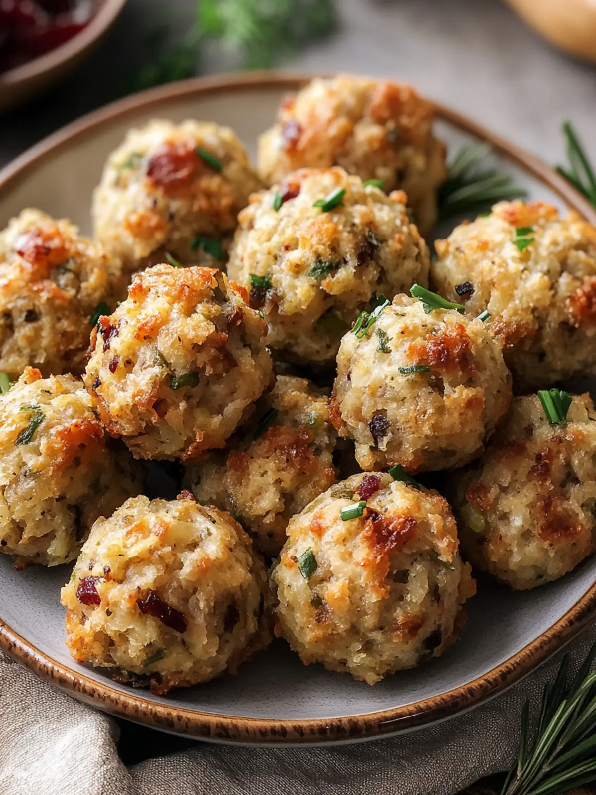 Delicious Turkey Stuffing Balls Your Family Will Love 3 Turkey Stuffing Balls