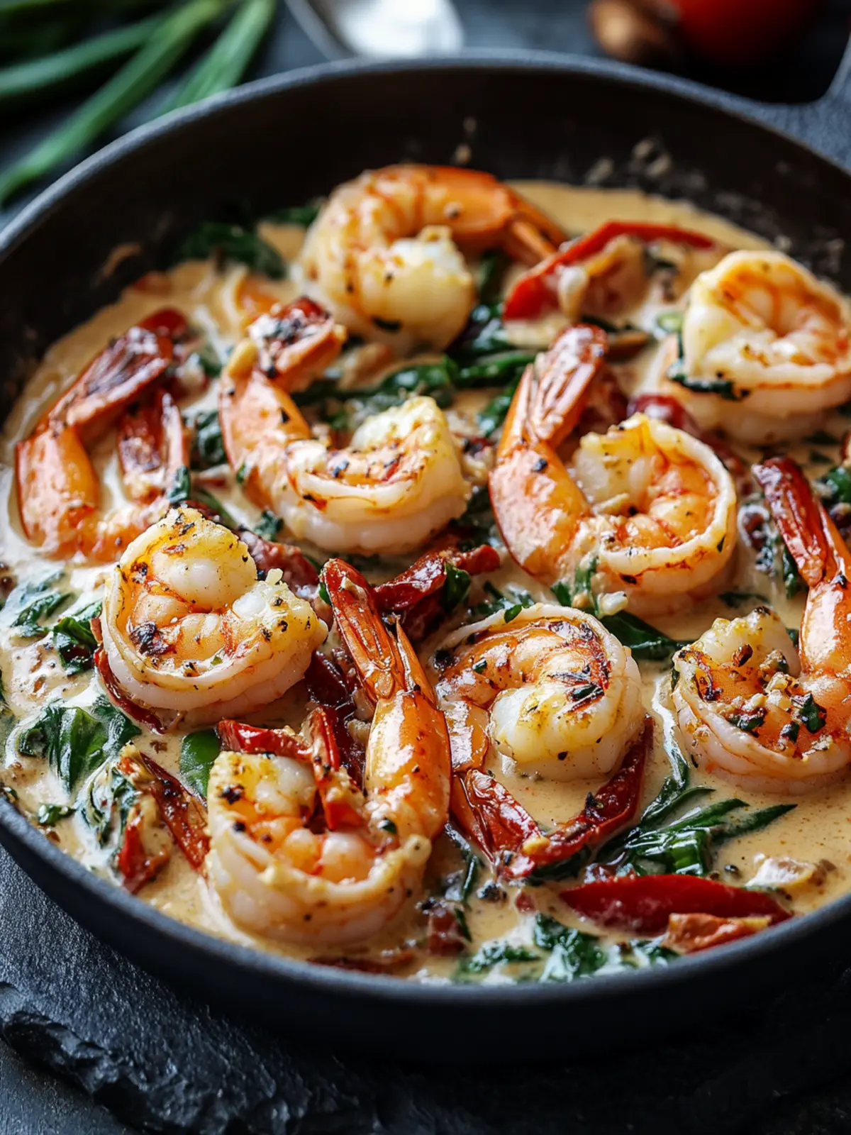 Creamy Tuscan Shrimp: A 25-Minute Italian Delight 3 Creamy Tuscan Shrimp