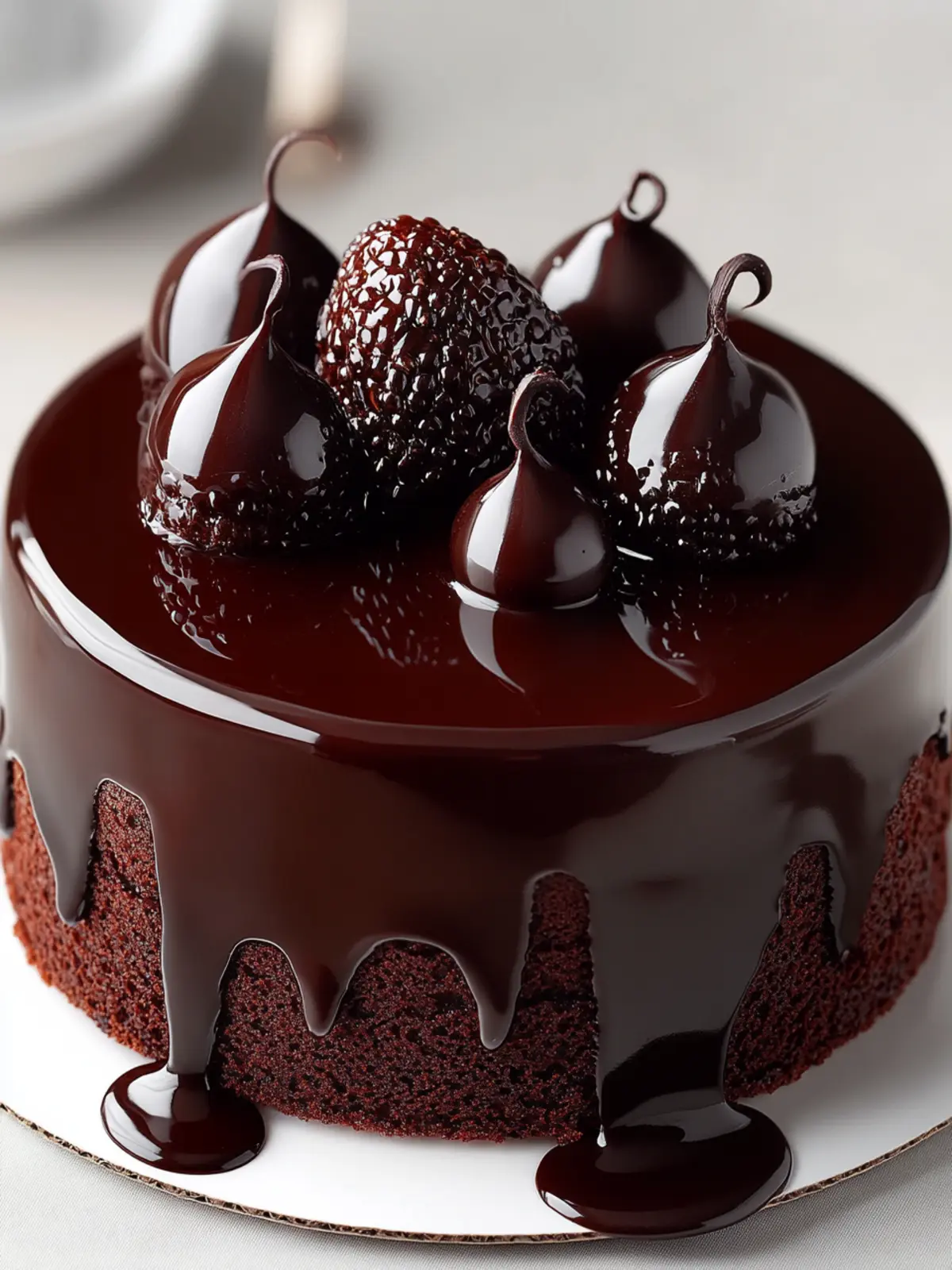 Indulge in the Ultimate Chocolate Mirror Glaze Cake Experience 3 Chocolate Mirror Glaze Cake