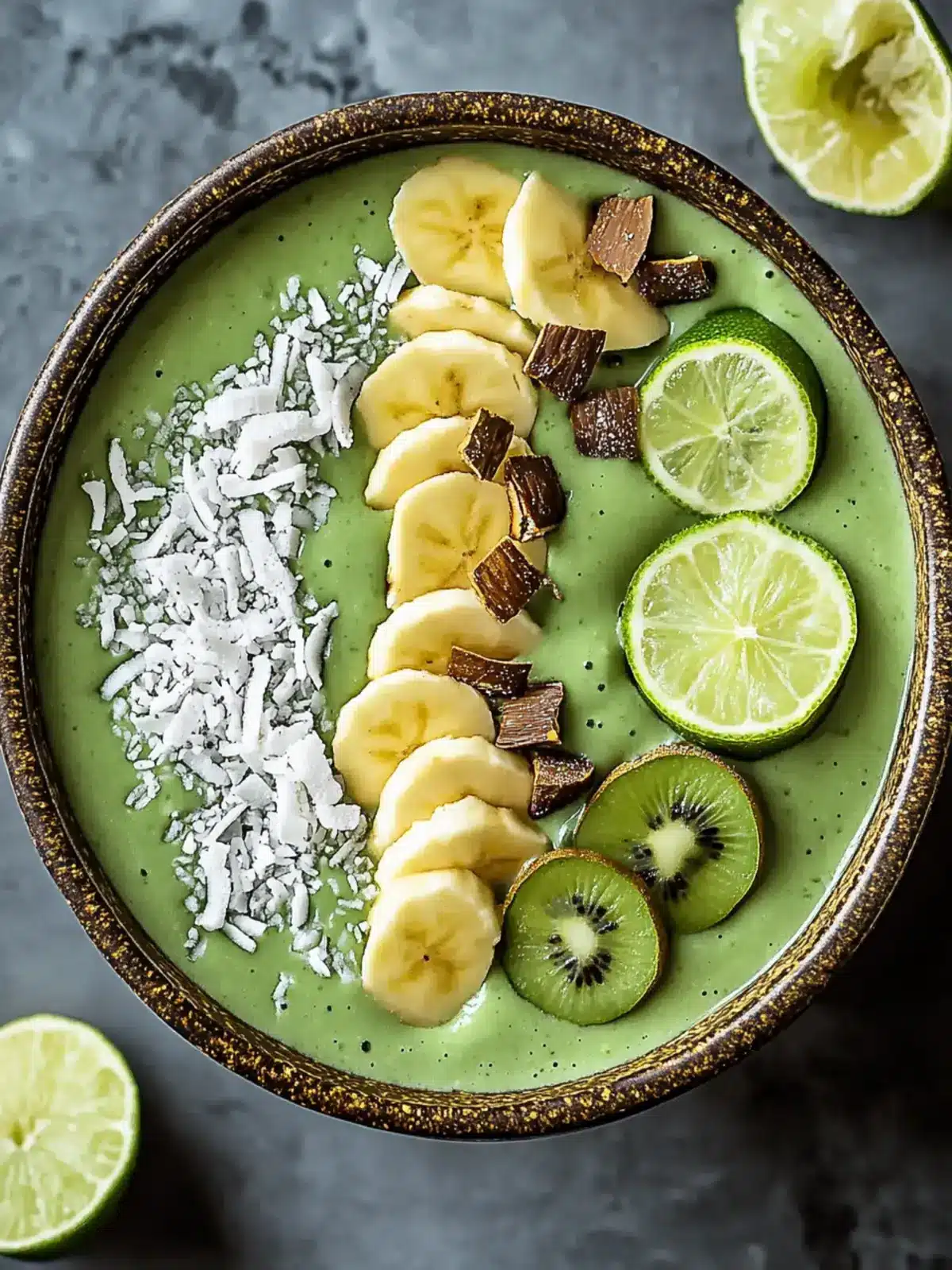 Energize Your Day with a Lime Coconut Smoothie Bowl Delight 3 Lime Coconut Smoothie Bowl