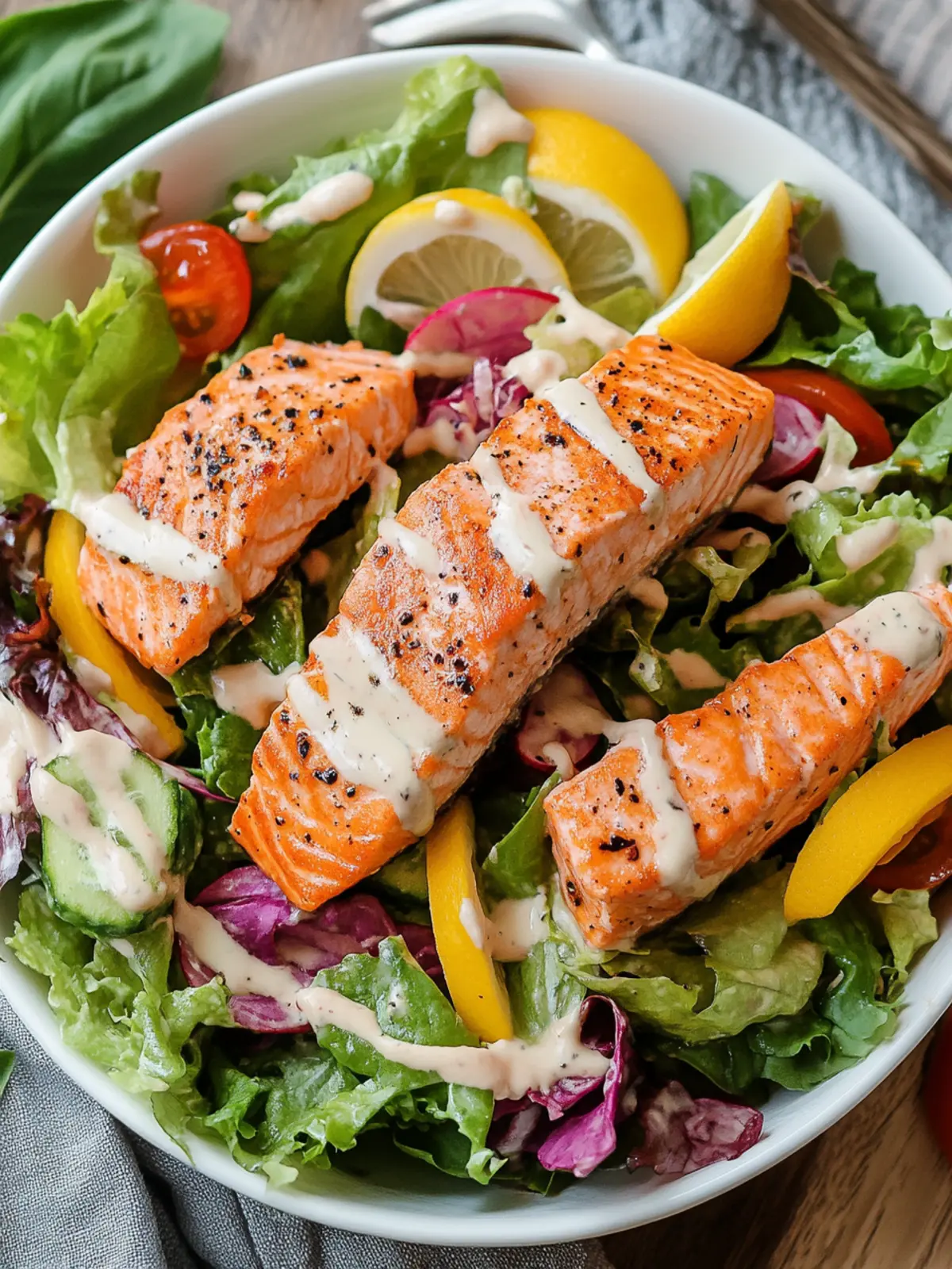 Zesty Flaky Salmon Salad That Will Brighten Your Day 2 Flaky Salmon Salad