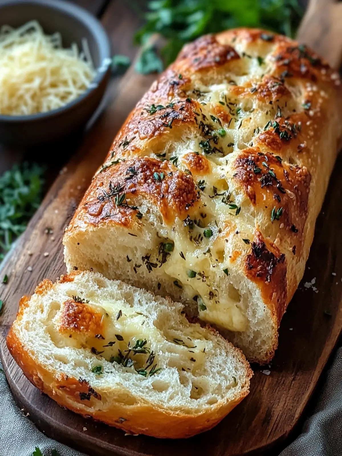 Irresistible Italian Herb Cheese Bread for Your Next Gathering 4 Italian Herb Cheese Bread