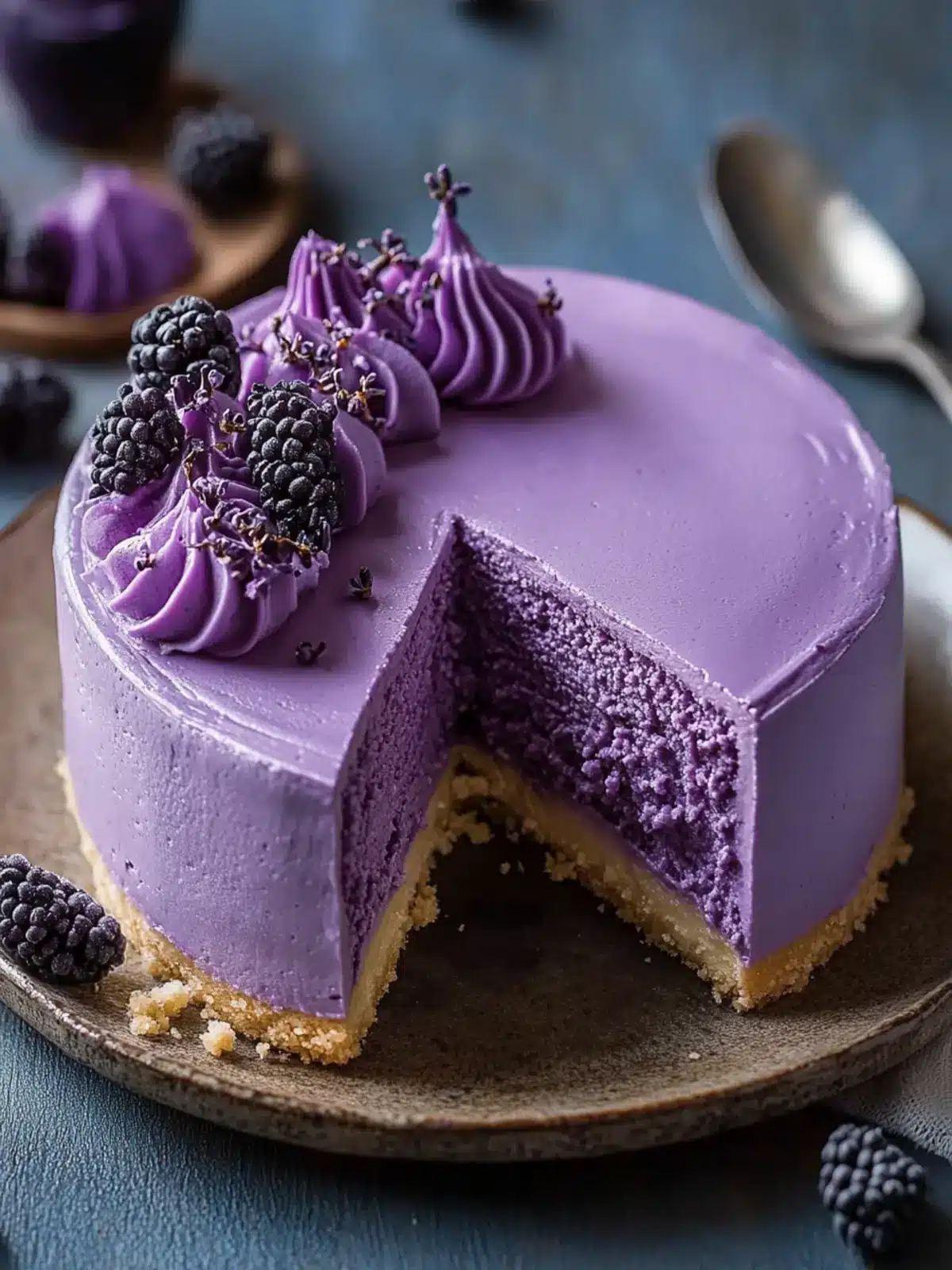 Decadent Ube Cheesecake: A Showstopper for Every Occasion 2 Ube Cheesecake