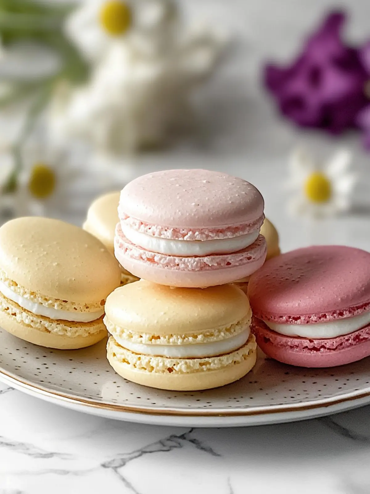 Master Perfect French Macarons with Creamy Buttercream Bliss 2 French Macarons