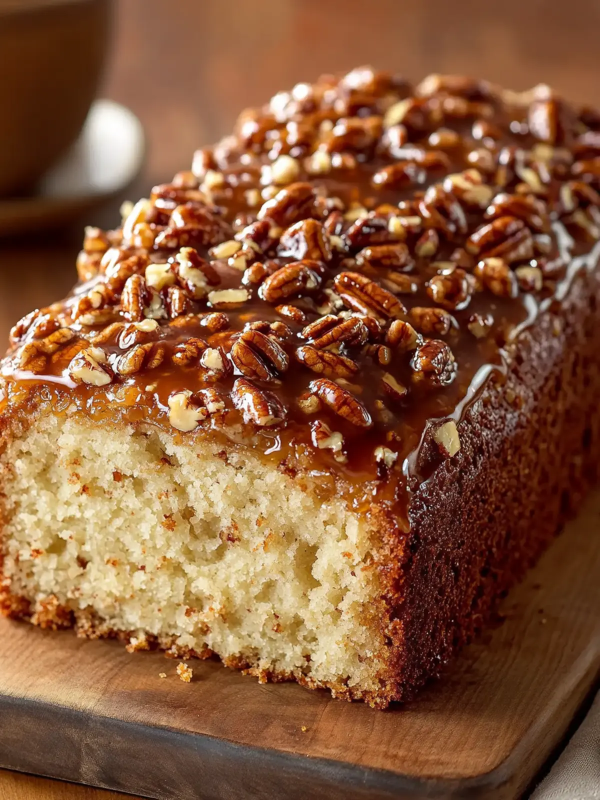 Pecan Praline Buttermilk Loaf Cake That Melts in Your Mouth 2 Pecan Praline Buttermilk Loaf Cake