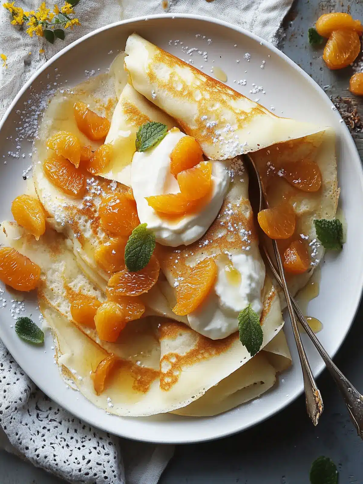 Delicious Whipped Mascarpone and Apricot Crepes to Indulge 4 Whipped Mascarpone and Apricot Crepes