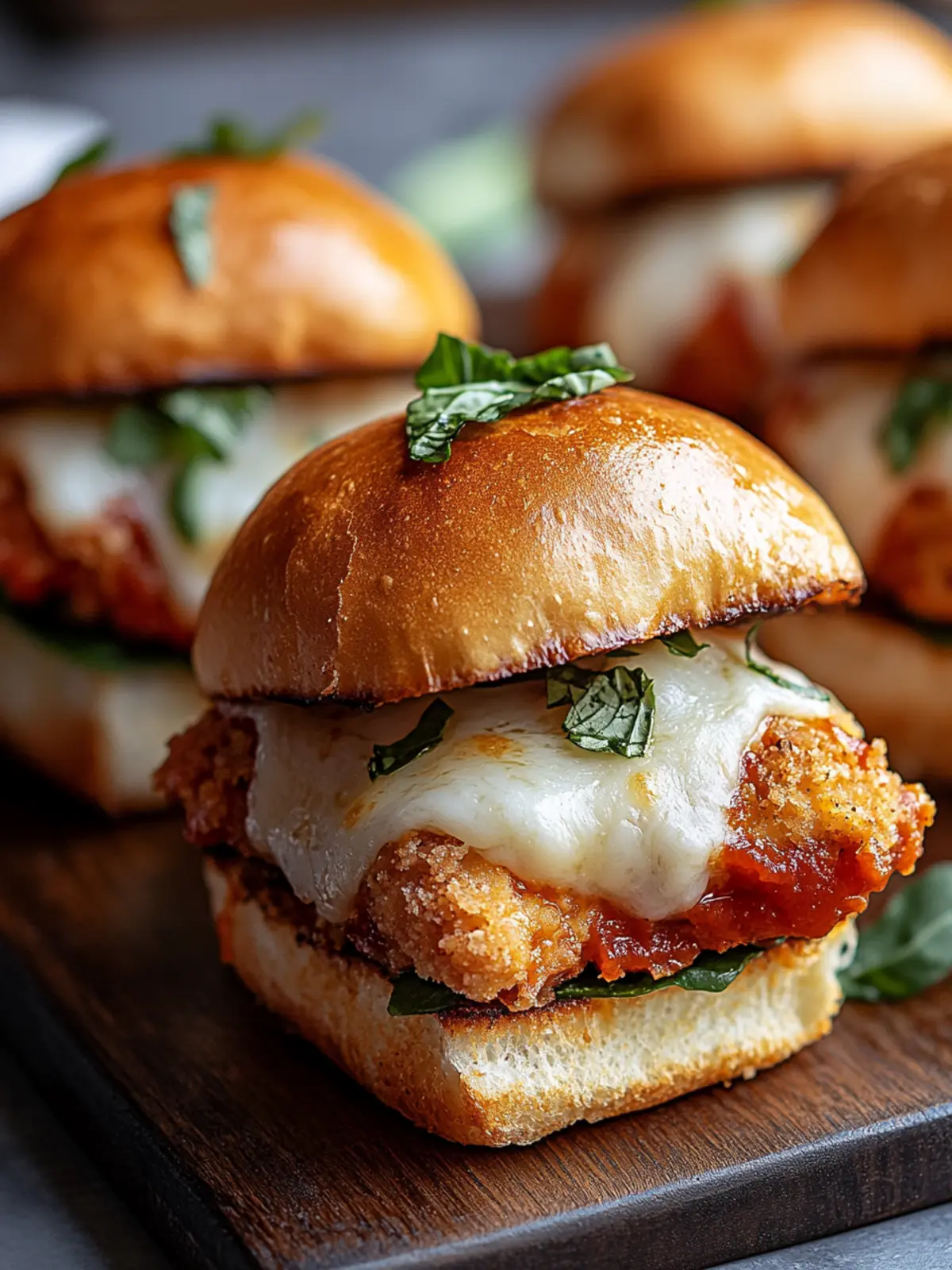 Crispy Chicken Parmesan Sliders - Your New Favorite Game Day Treat 4 Crispy Chicken Parmesan Sliders