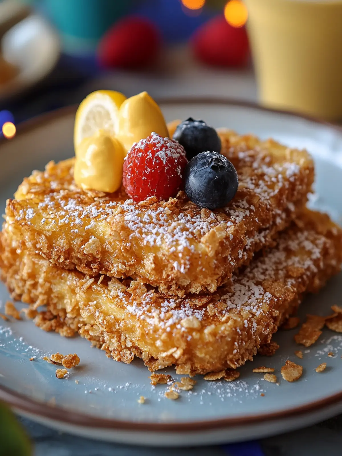 Delicious Cornflake Crusted French Toast You'll Crave Every Morning 4 Cornflake Crusted French Toast