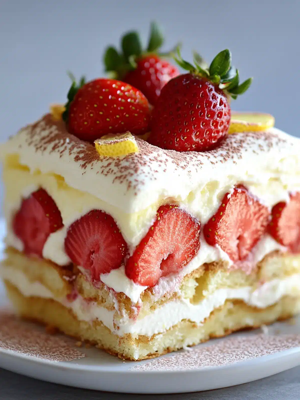 Refreshing Strawberry Lemon Tiramisu for Effortless Summer Bliss 4 Strawberry Lemon Tiramisu