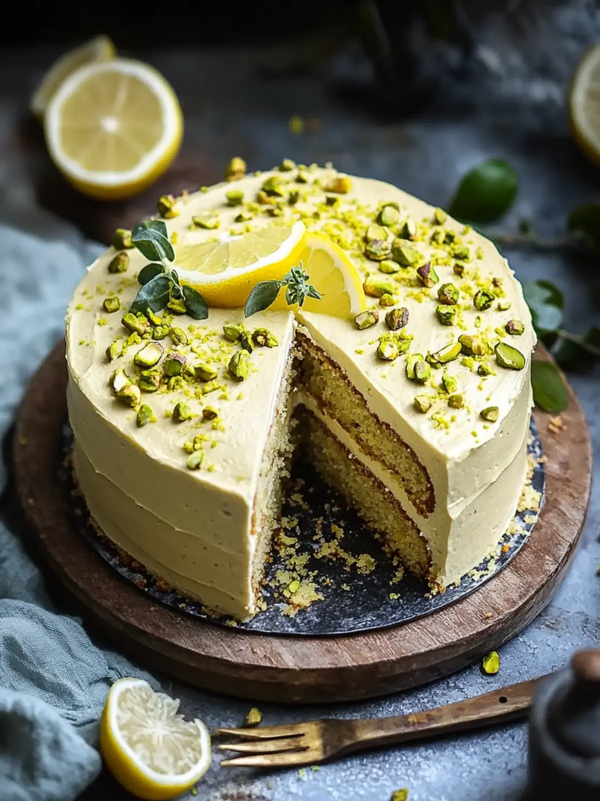 Lemon Pistachio Cake: Bright Flavors, Gluten-Free Delight 3 Lemon Pistachio Cake