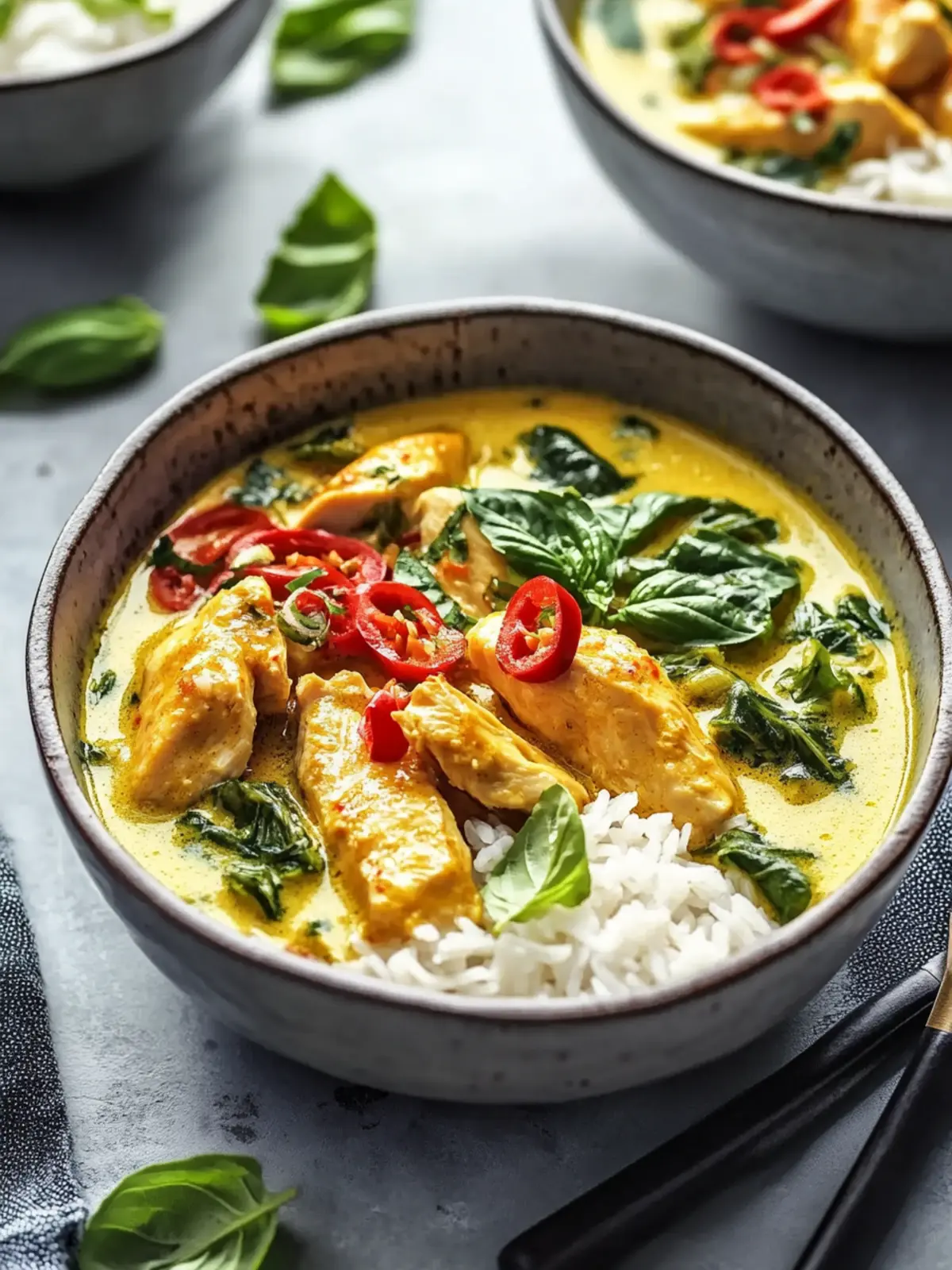 Lemongrass Broth Bowls with Yellow Curry Chicken Bliss Awaits 4 Lemongrass Broth Bowls with Yellow Curry Chicken Bliss